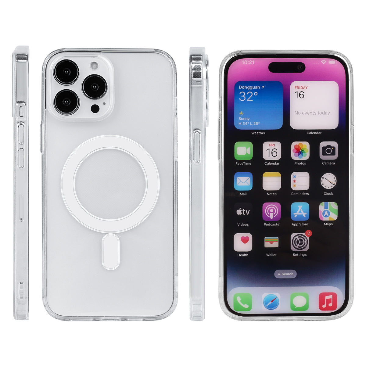 Custodia Magsafe Iphone 14Pro - Trasparente