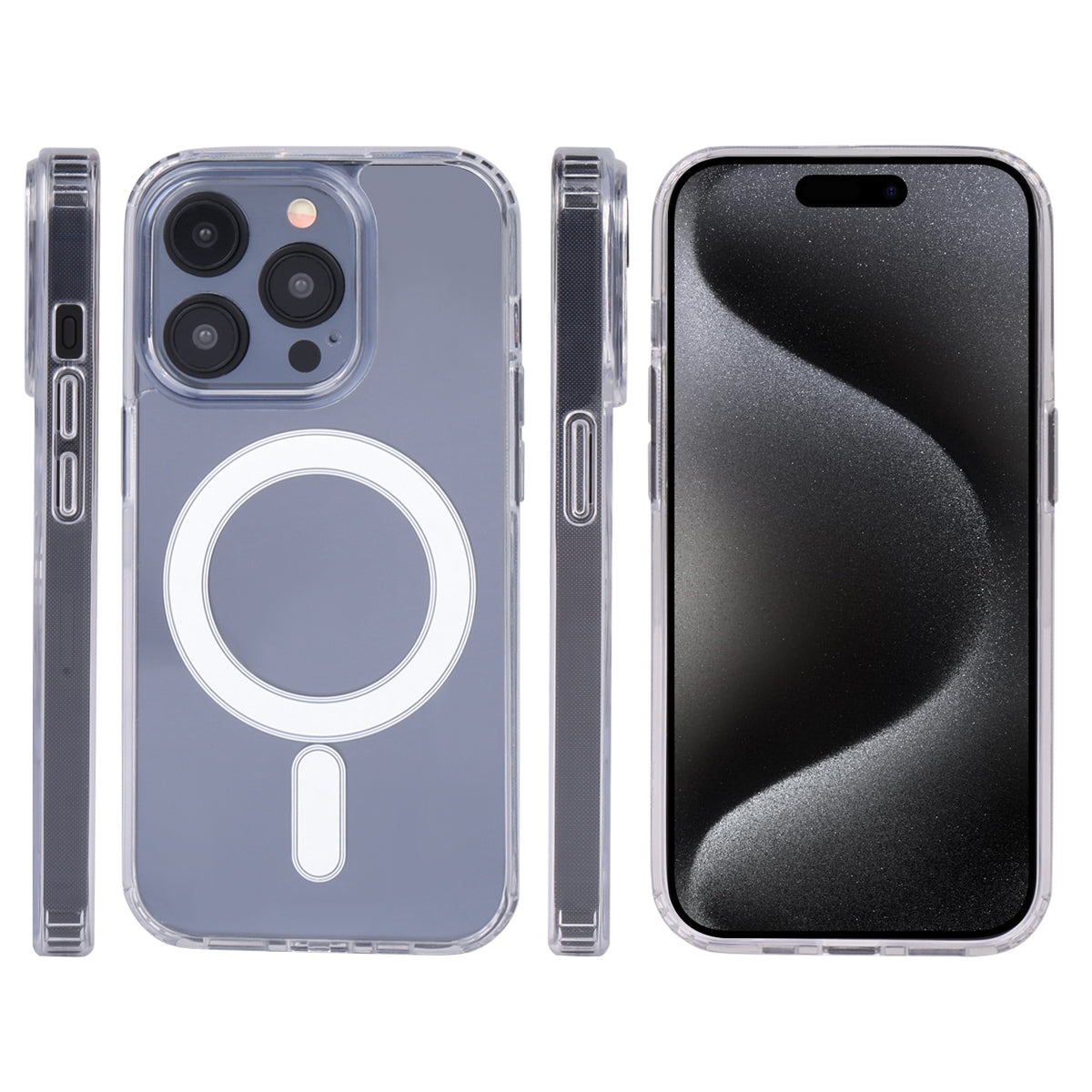 Custodia Magsafe Iphone 15 Pro - Trasparente