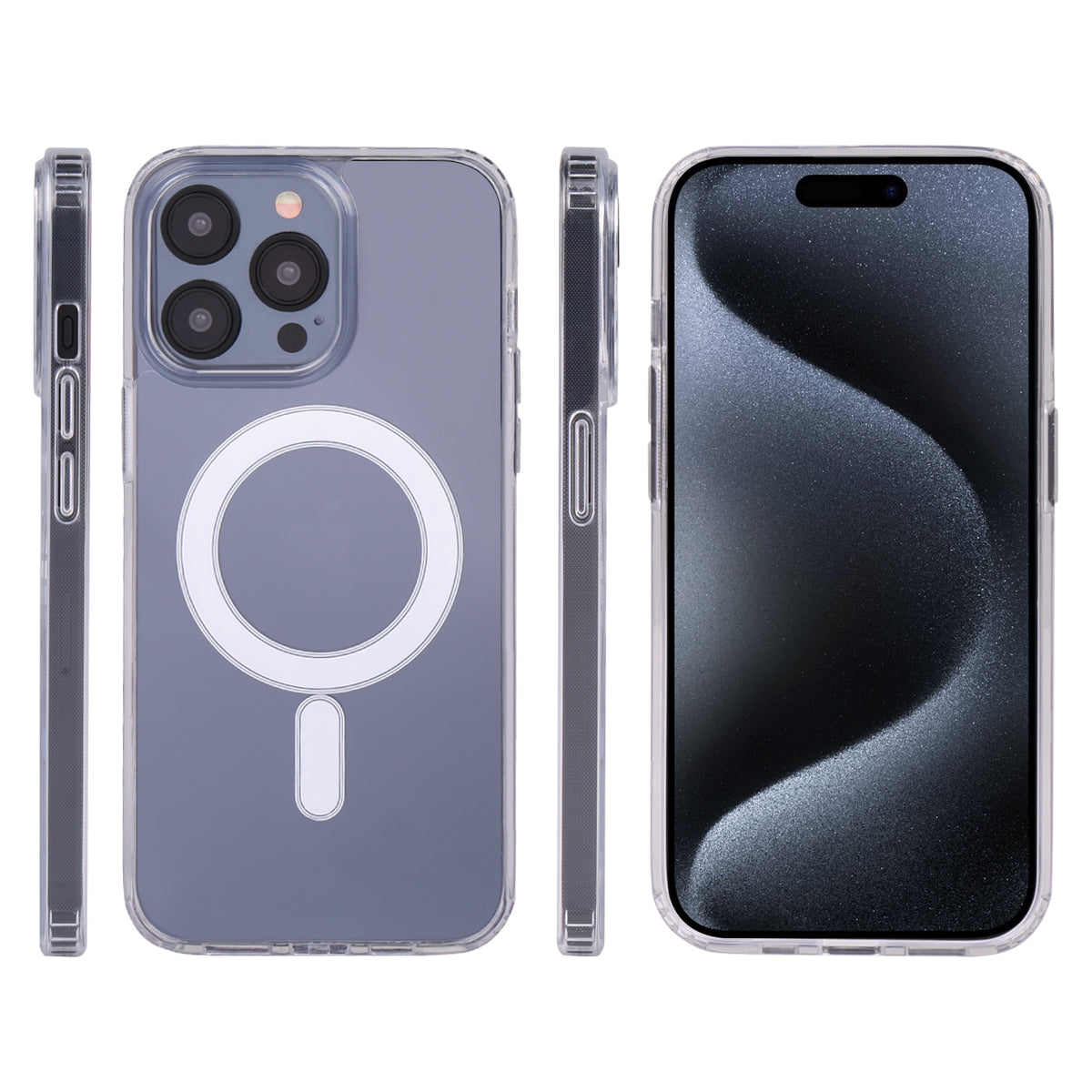 Custodia Magsafe Iphone 15 Pro Max - Trasparente