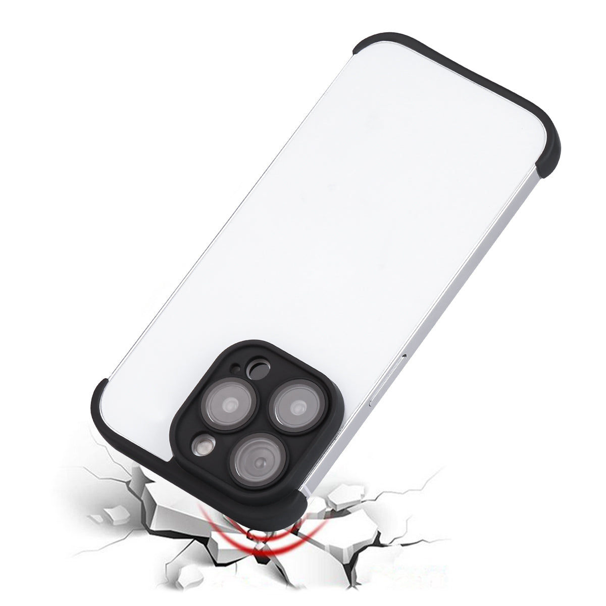 Custodia Adesiva Iphone 14 Pro - Nero