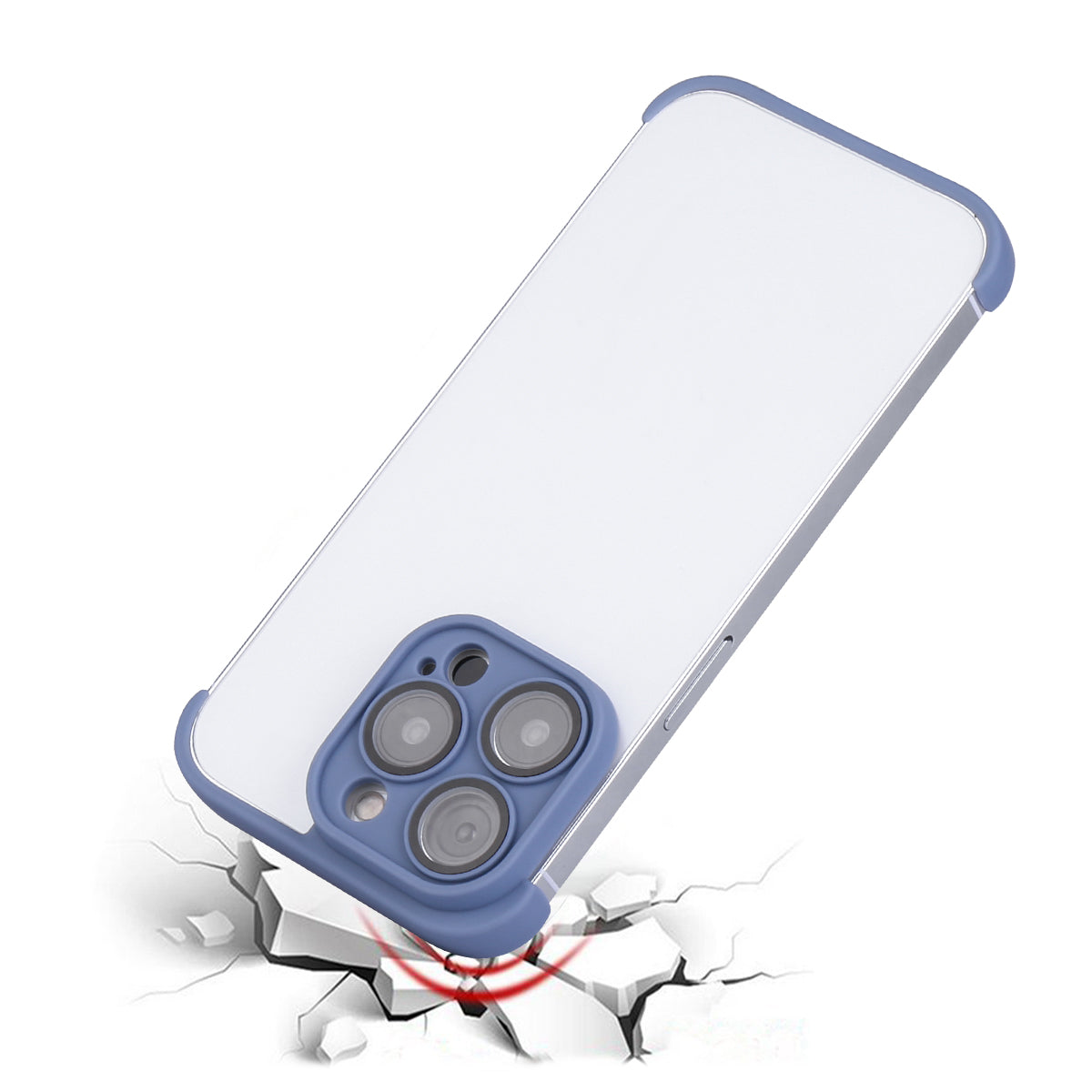 Custodia Adesiva Iphone 14 Pro - Blu