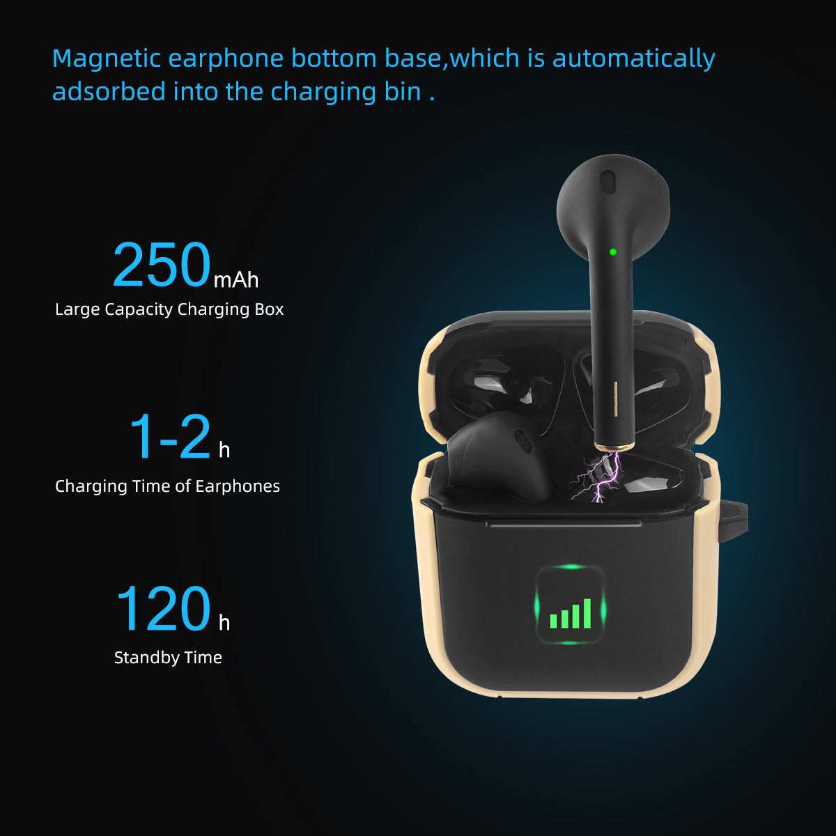 Auricolari Bluetooth Senza Fili - Oro