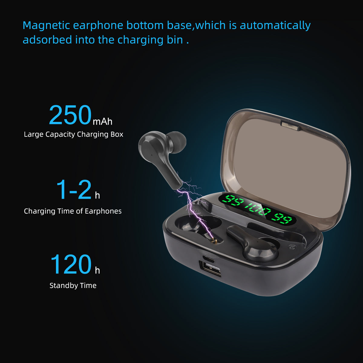 Cuffie Bluetooth - Nero