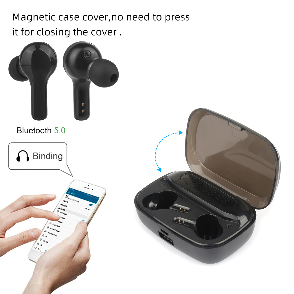 Cuffie Bluetooth - Nero