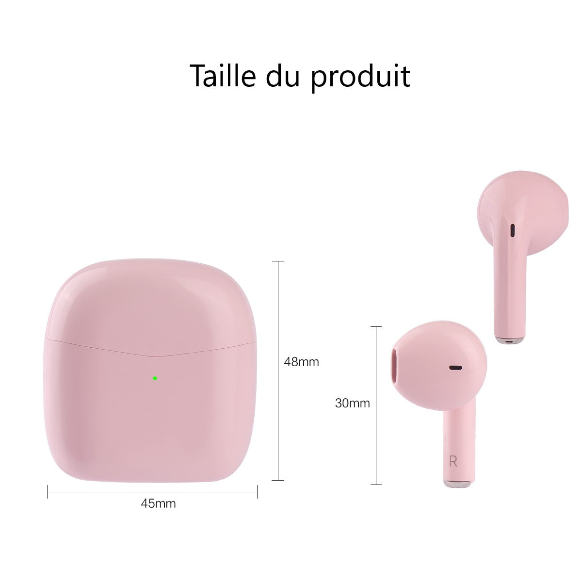 Auricolari Bluetooth Senza Fili - Rosa
