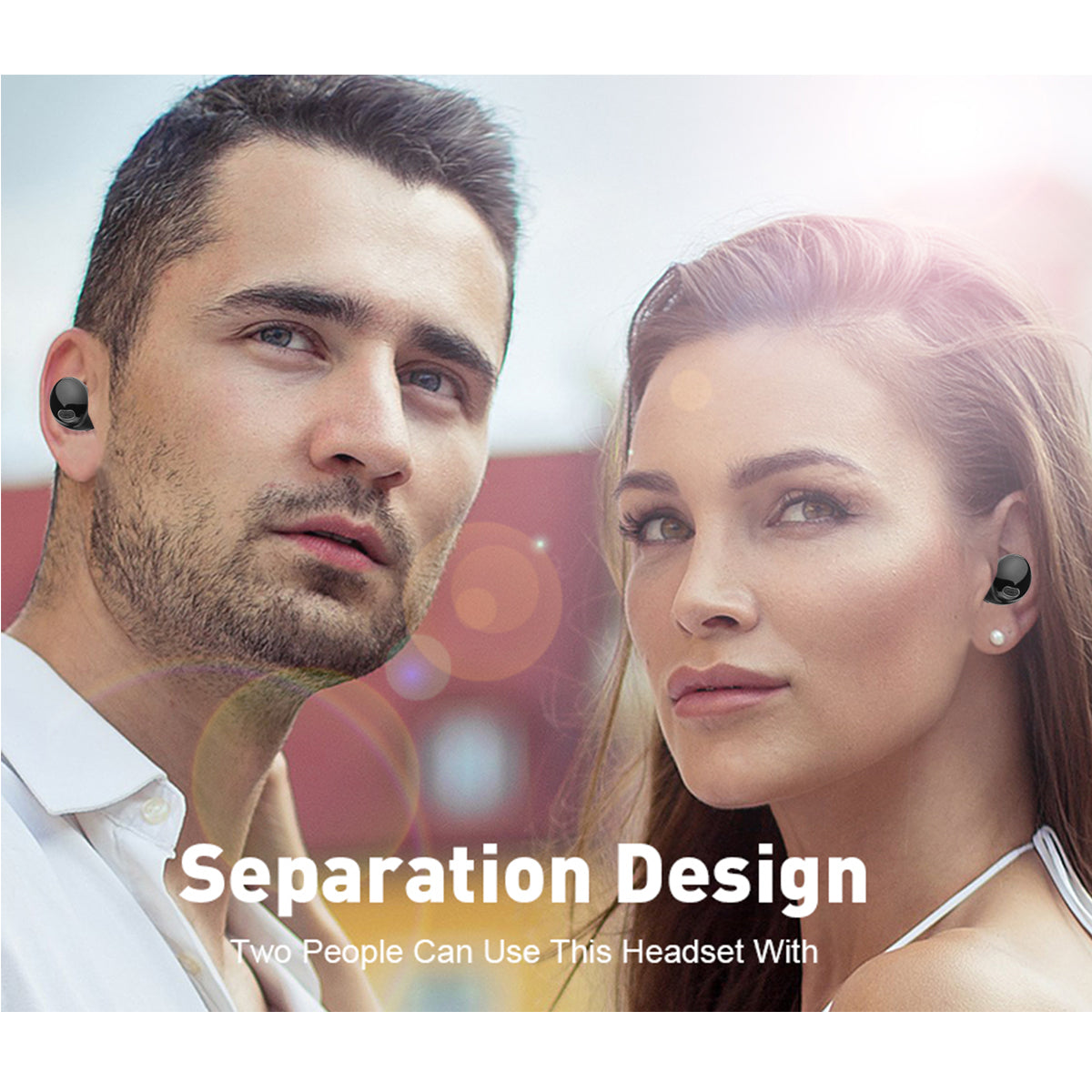 Auricolari Bluetooth Senza Fili - Nero