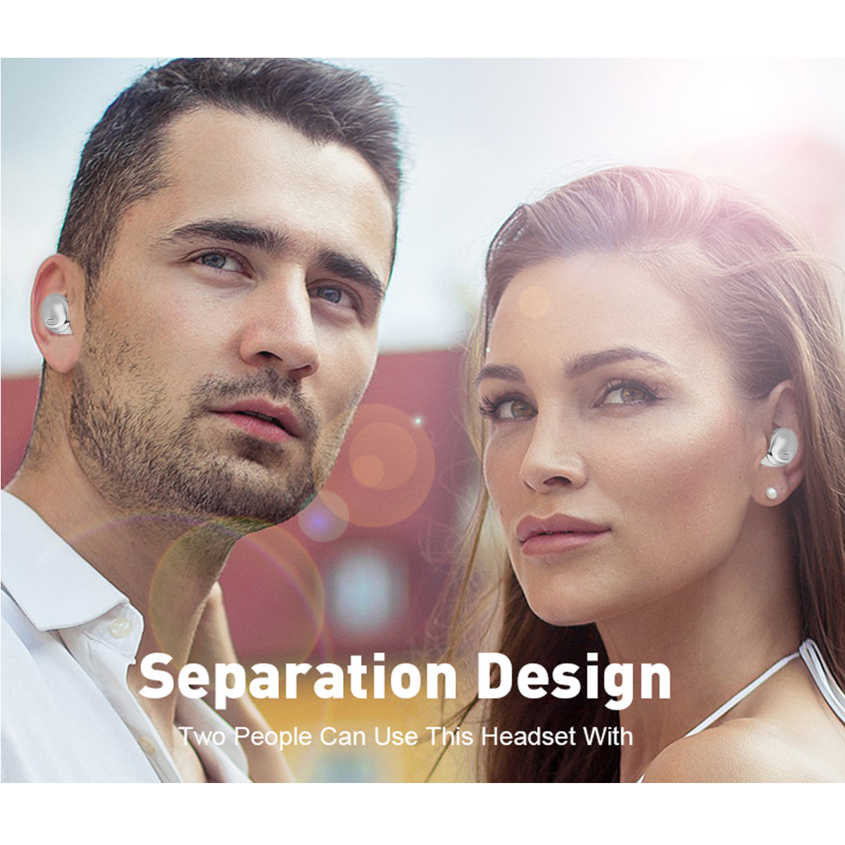 Auricolari Bluetooth Senza Fili - Argento