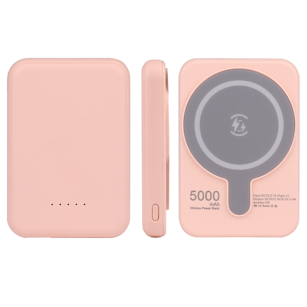 Batteria Esterna 5000 Mah Magsafe - Rosa