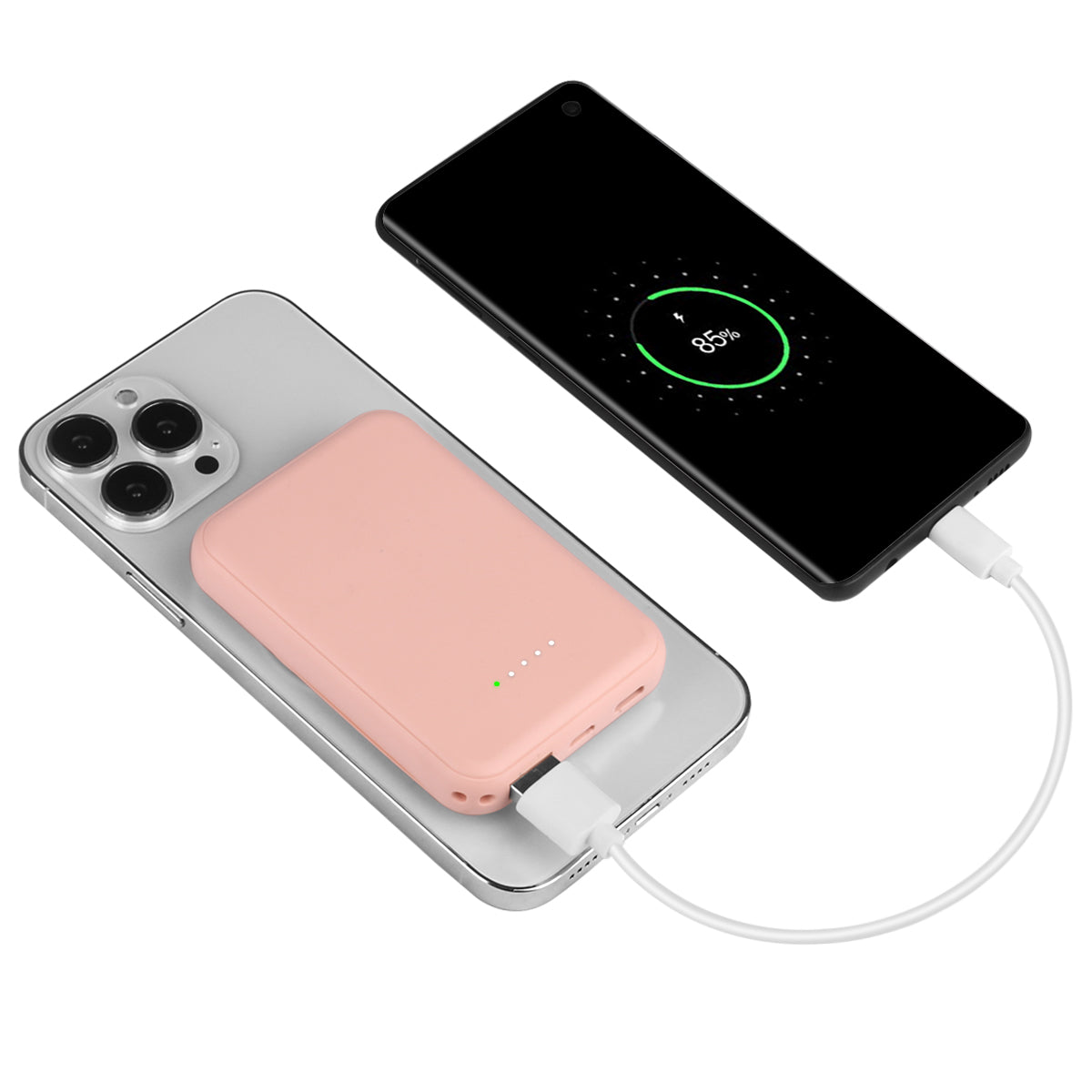 Batteria Esterna 5000 Mah Magsafe - Rosa