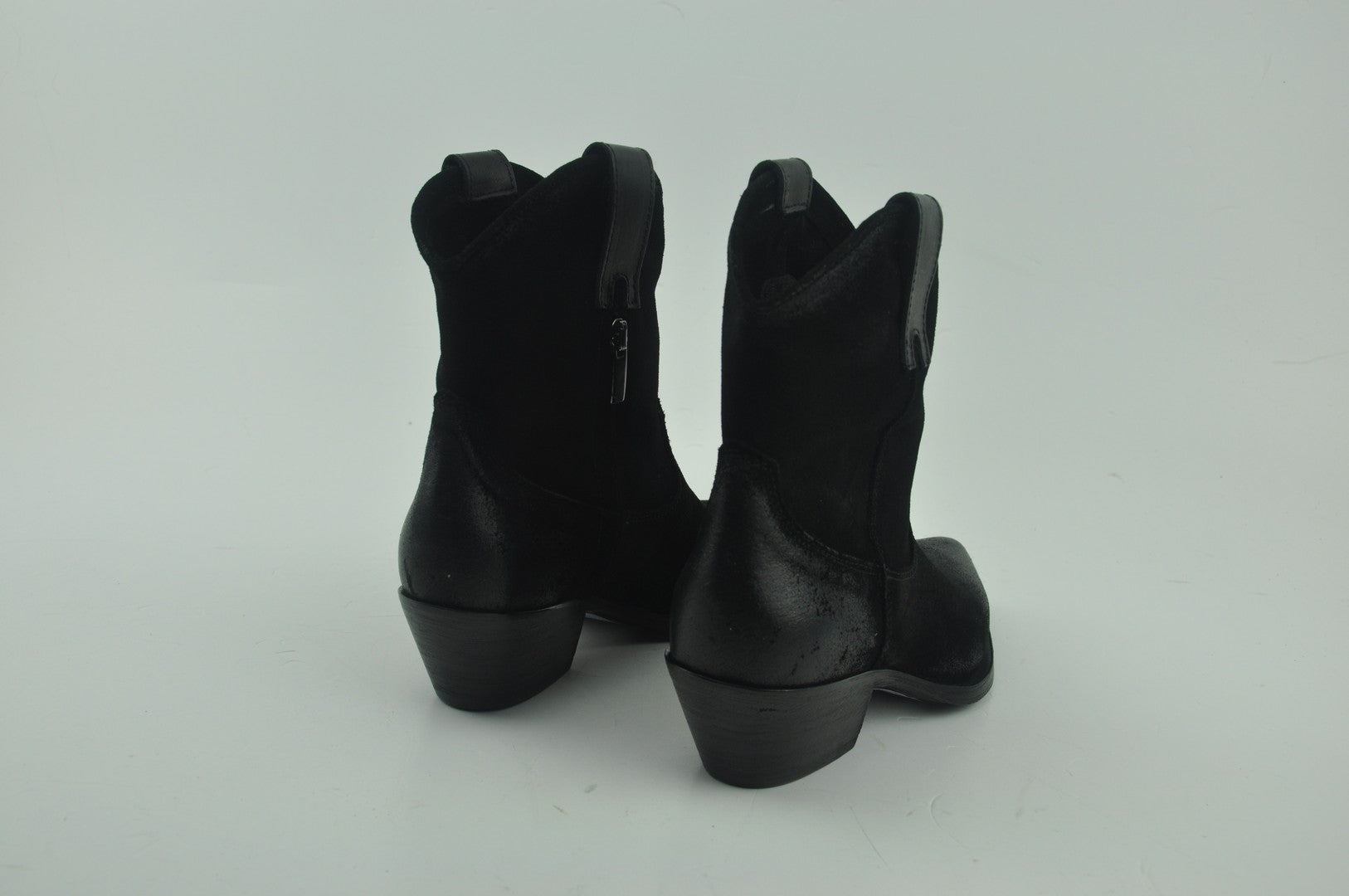 DX 212 B CAMOSCIO INGRASSATO NERO
