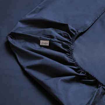 Lenzuolo sotto con angoli Cotone - Blu Notte