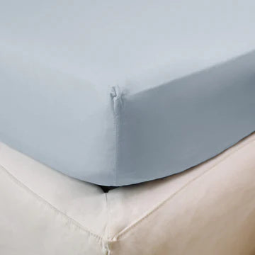 Completo Copripiumino Raso - Azzurro Fiordaliso