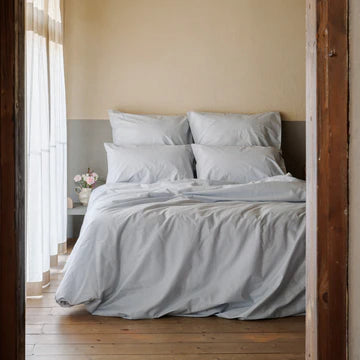 Completo All-in Percalle - Grigio Perla