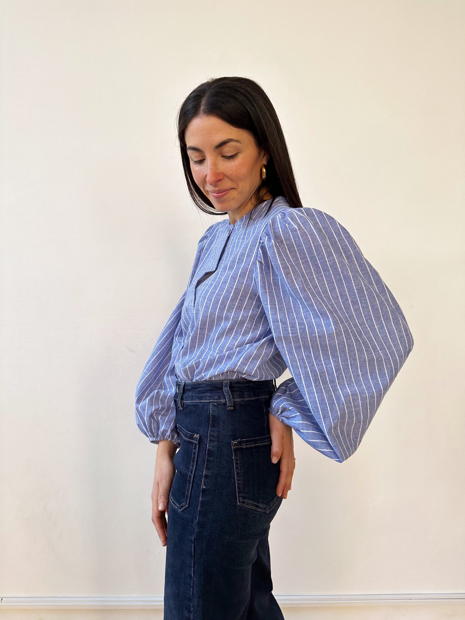 Bellissima camicetta blu