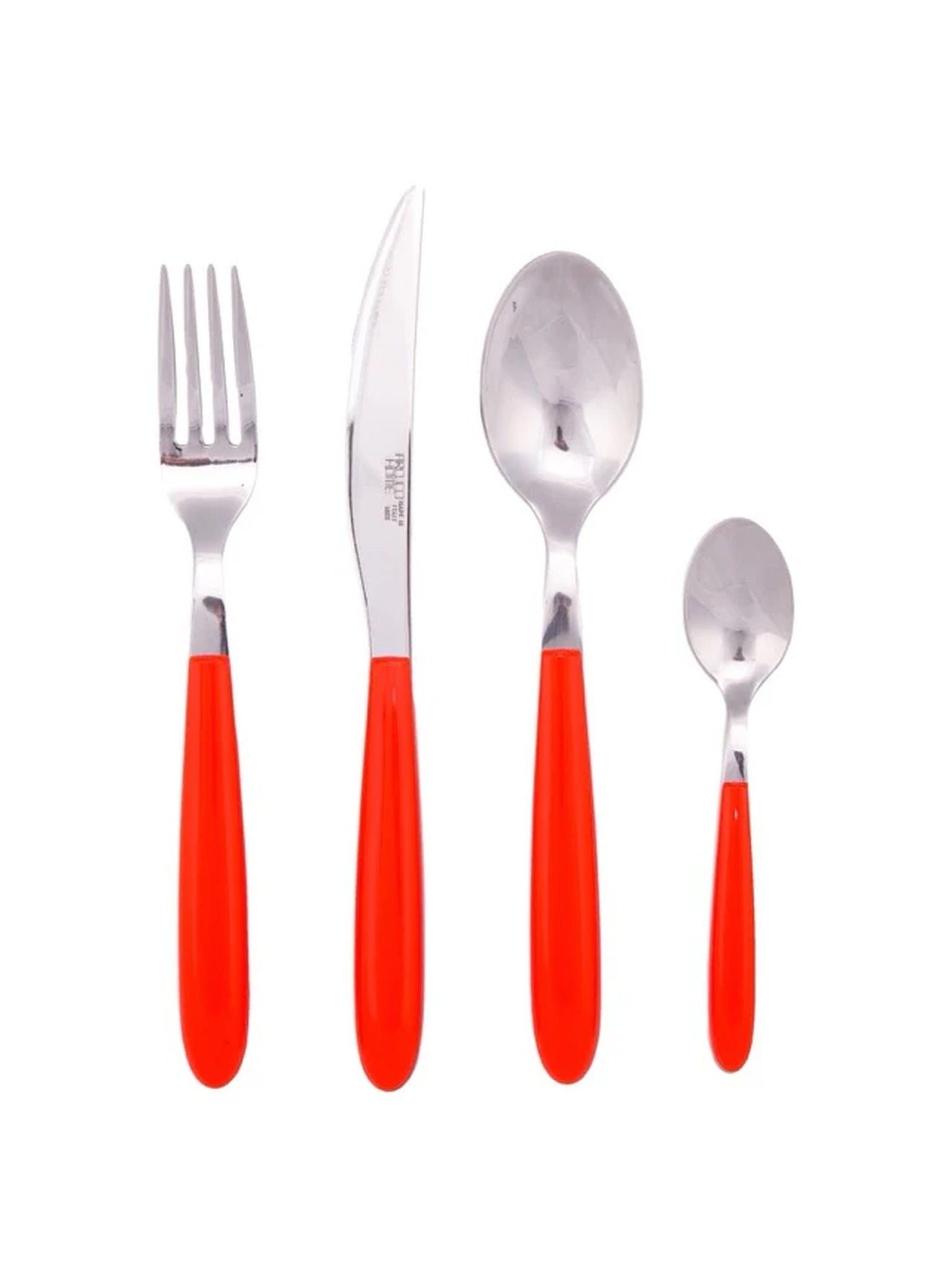 DROP Set Posate 24 Pz Rosso