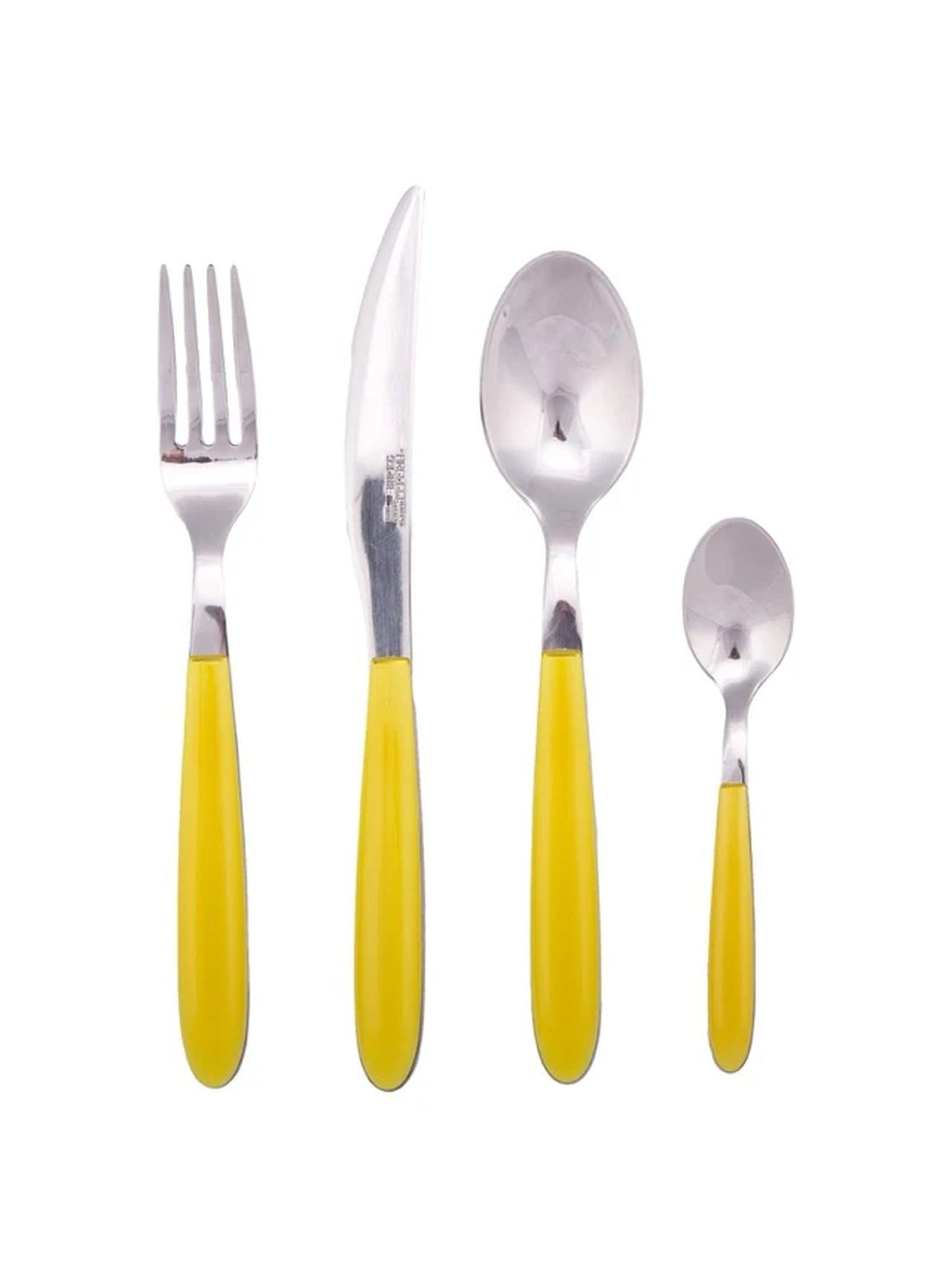 DROP Set Posate 24 Pz Giallo