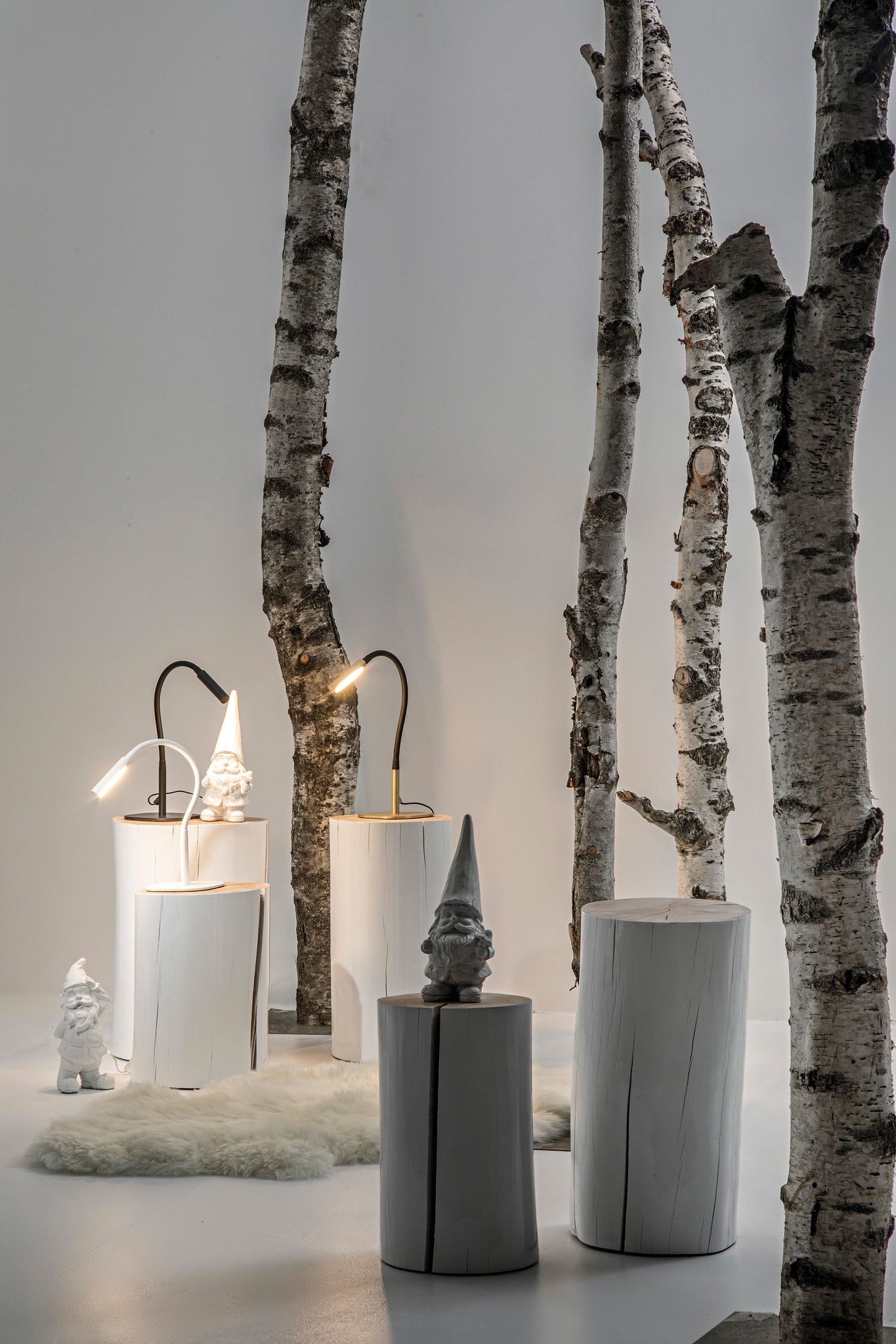 Lampada da tavolo Led Bianco FRINGE - Bianco