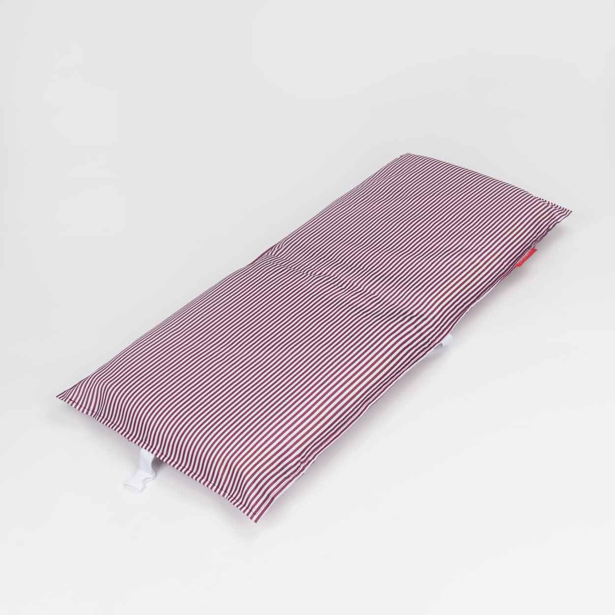 NELSON - Maroon Folding Beach Seat With 6 Positions - Flamingueo