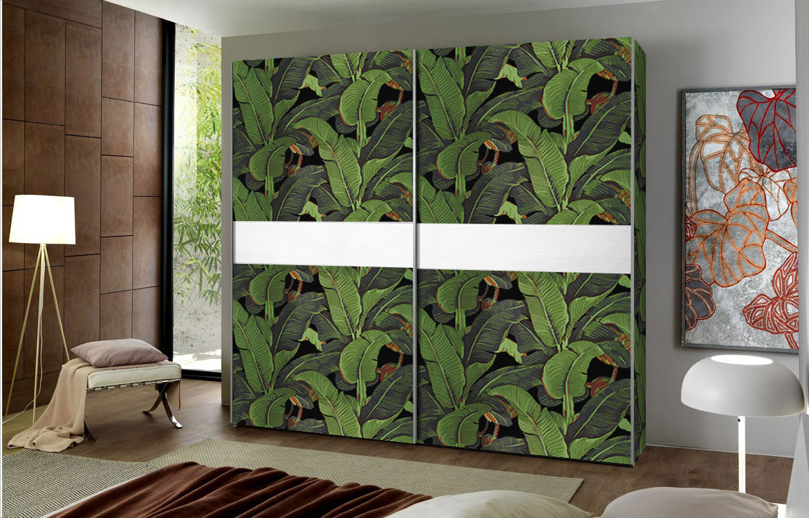 Carta da Parati Tropicale per Armadi - 4 fogli - 2,80 mq