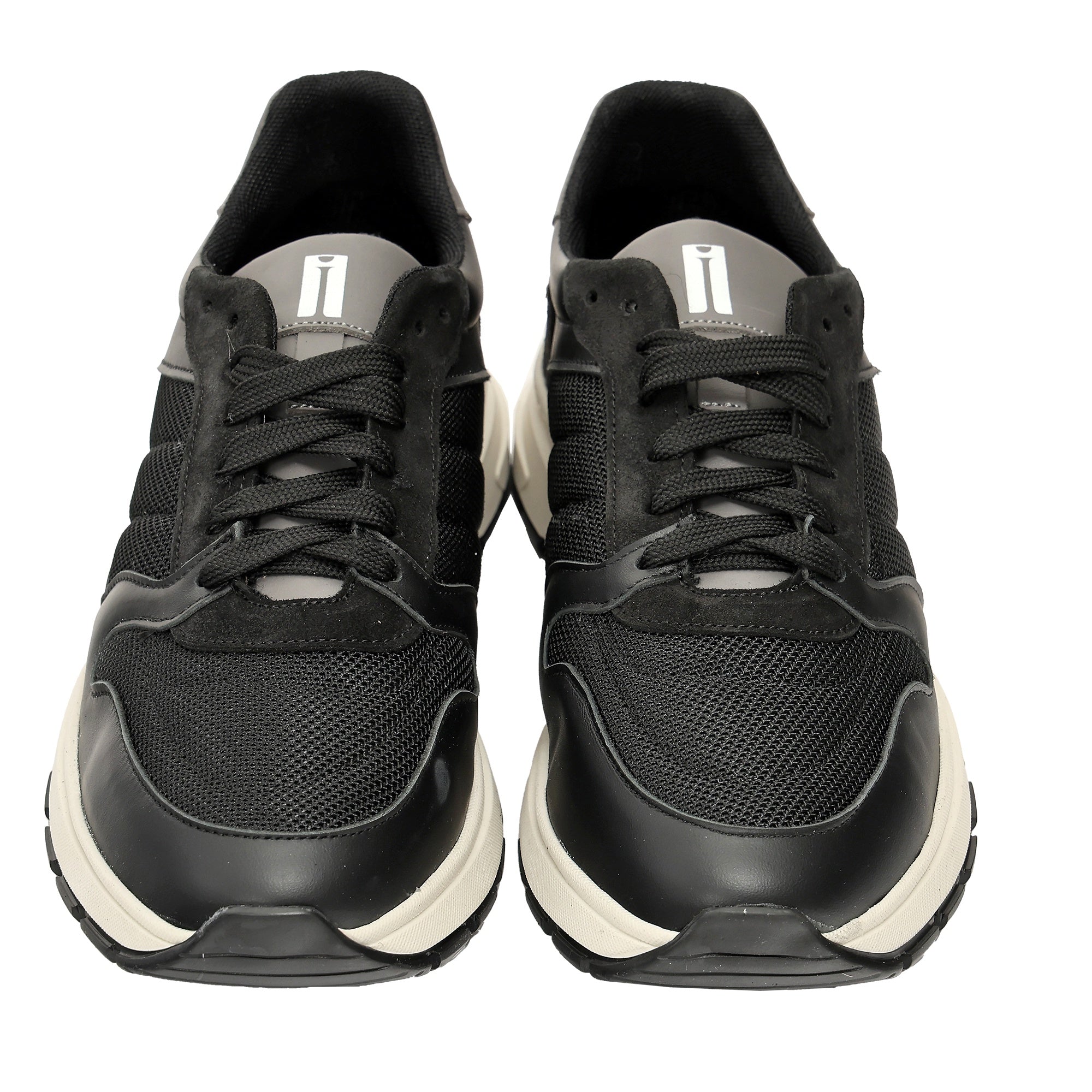 Sneakers in pelle Nero
