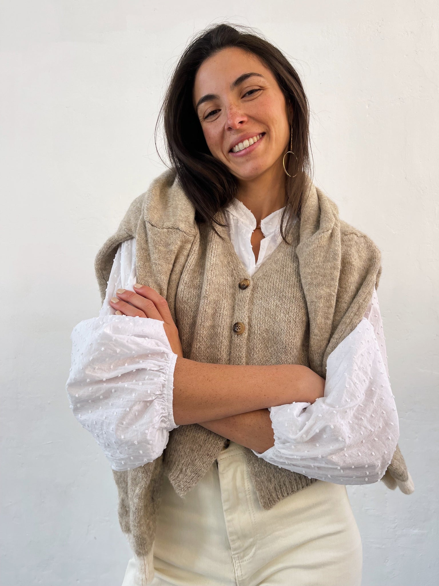 Maglione beige Sofia