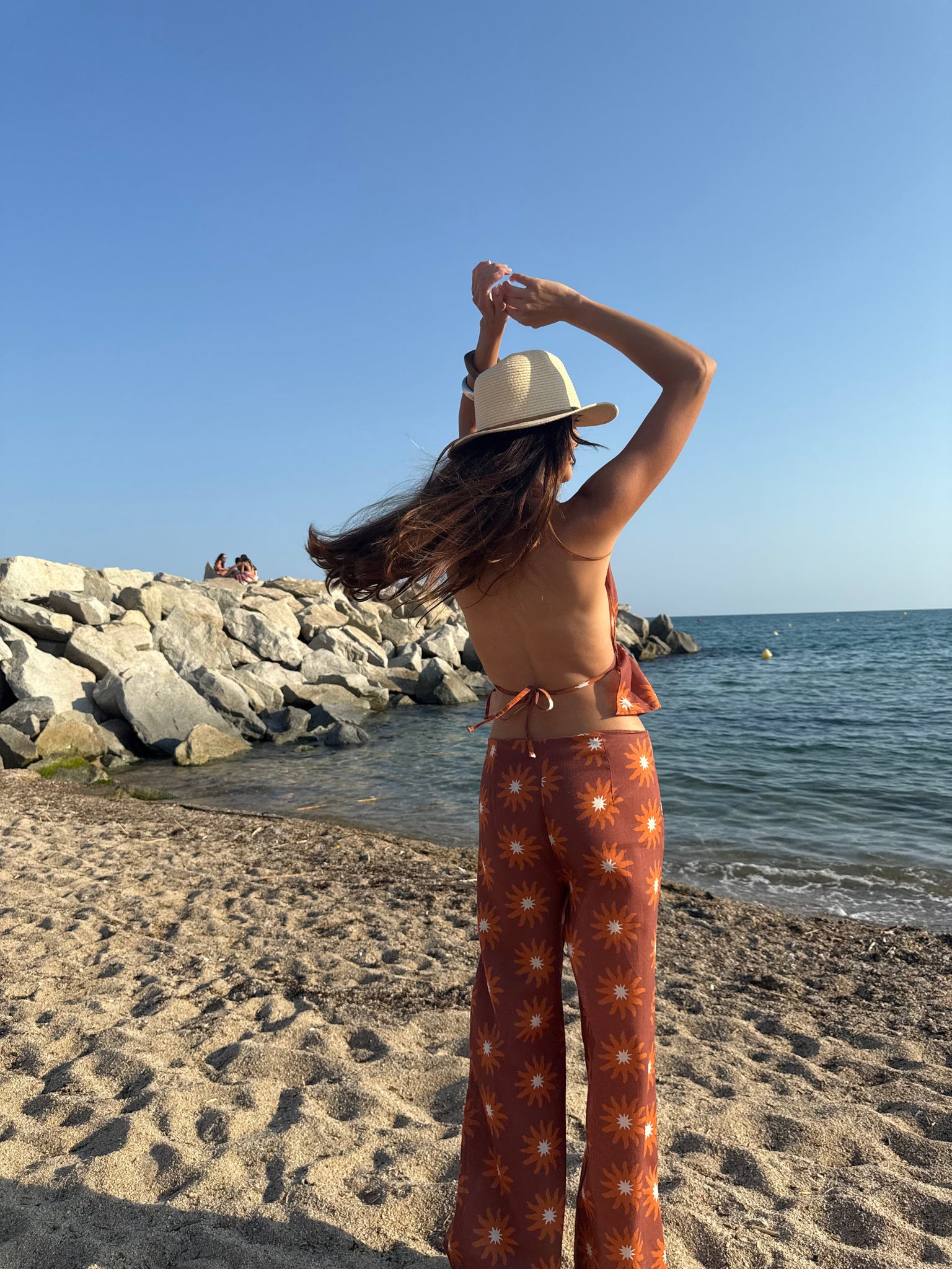 Pantaloni in lino Soleá