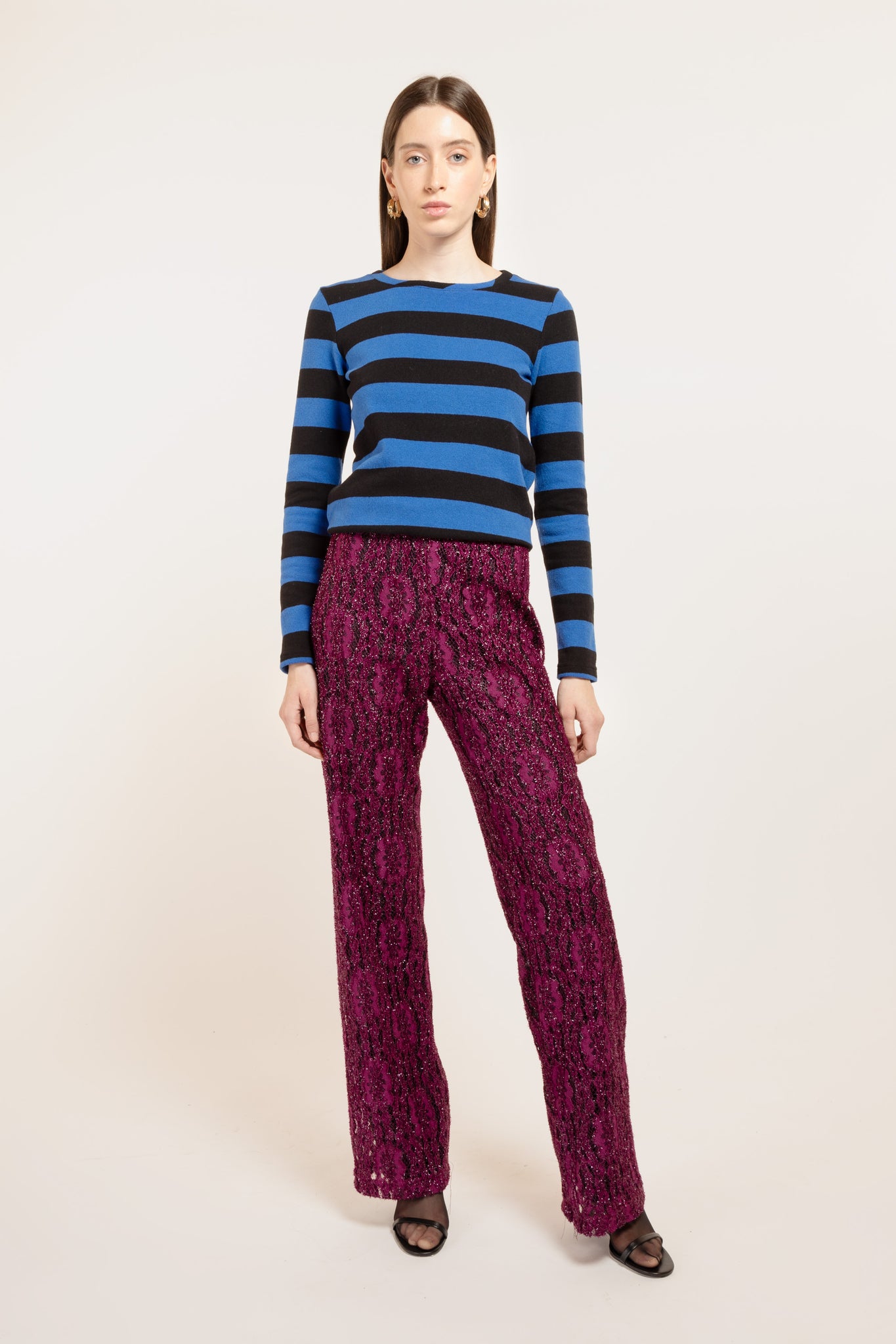 MADAGASCAR STRIPES NERO/BLUETTE