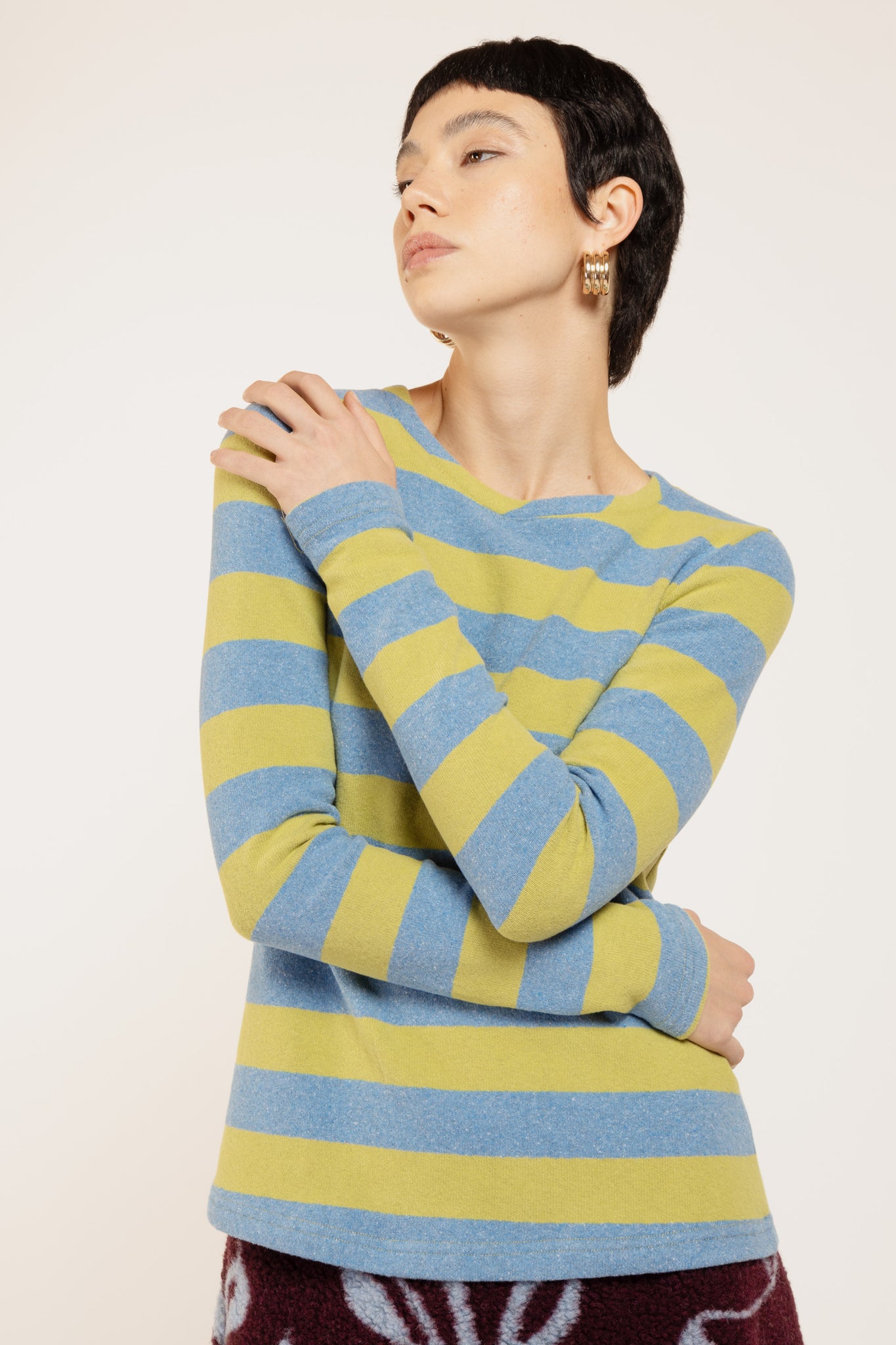 GINEVRA TEDDY FLOWER BORDEAUX/CELESTE