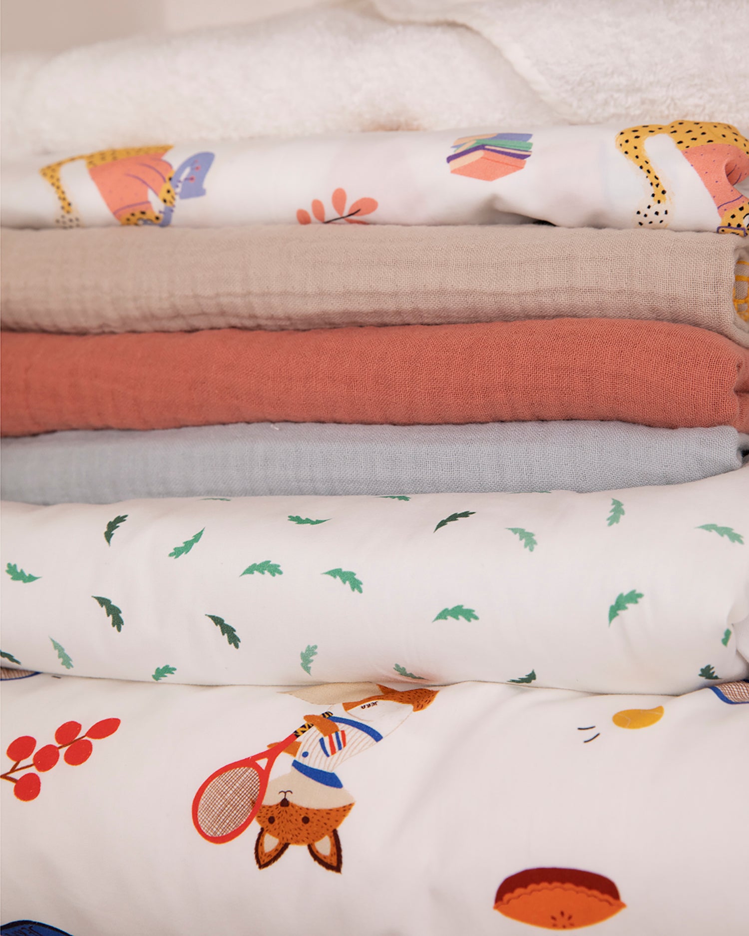 BABY FITTED SHEET LEOPARD, THE WRITER