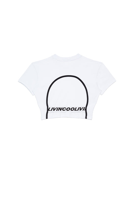 SLICK BABY TEE OFF WHITE