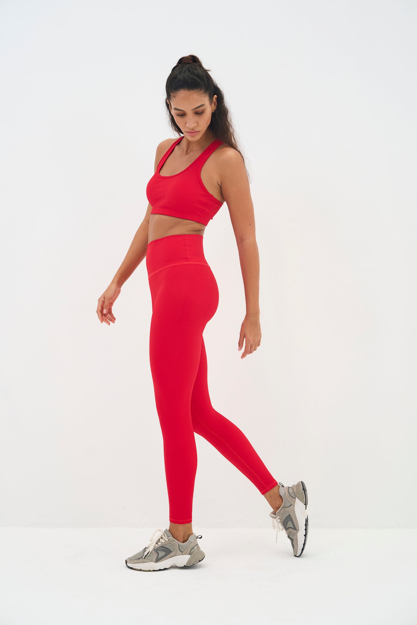 Leggings Lotus - Rosso