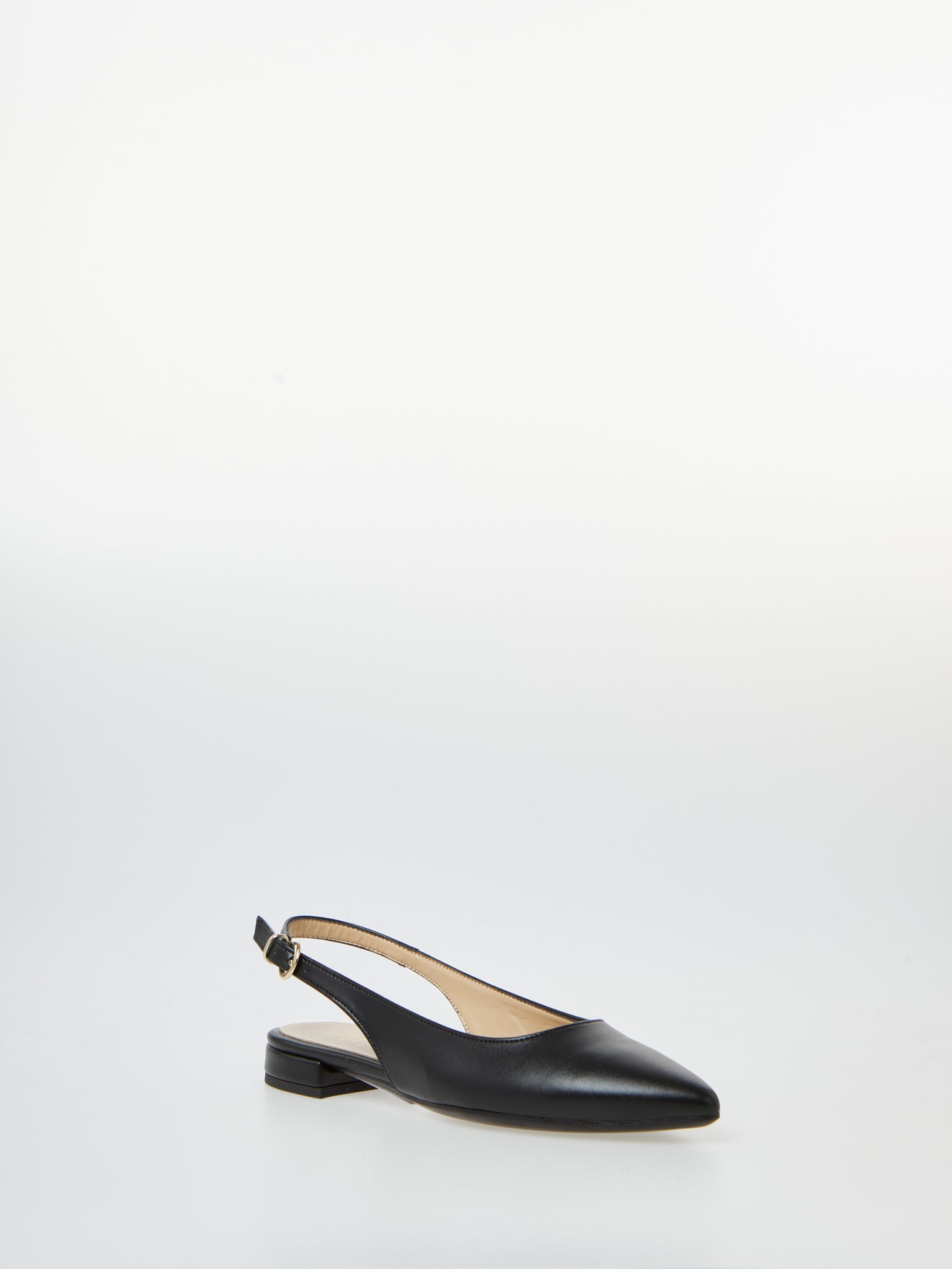 Slingback in ecopelle nero Ovyé