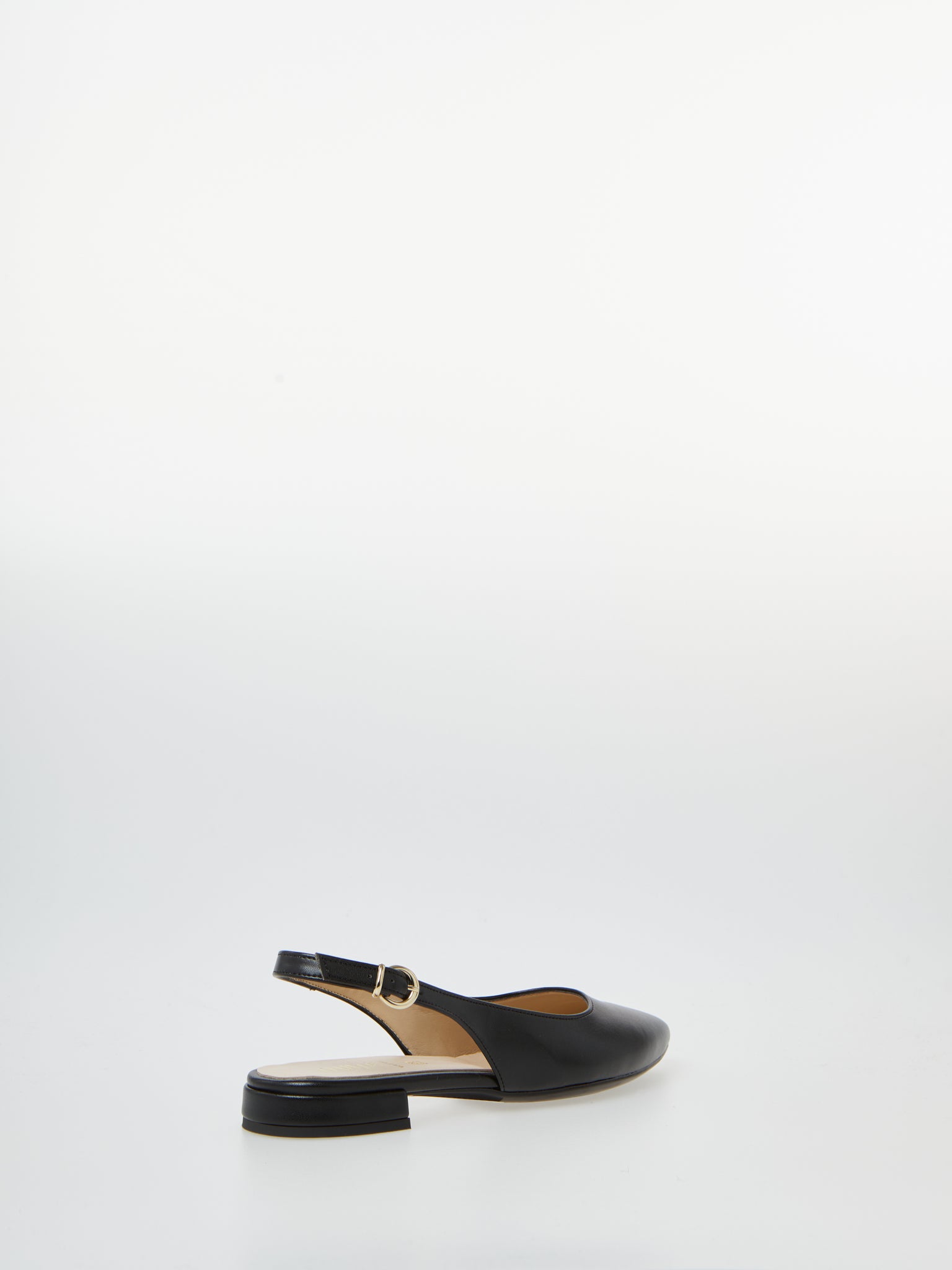 Slingback in ecopelle nero Ovyé