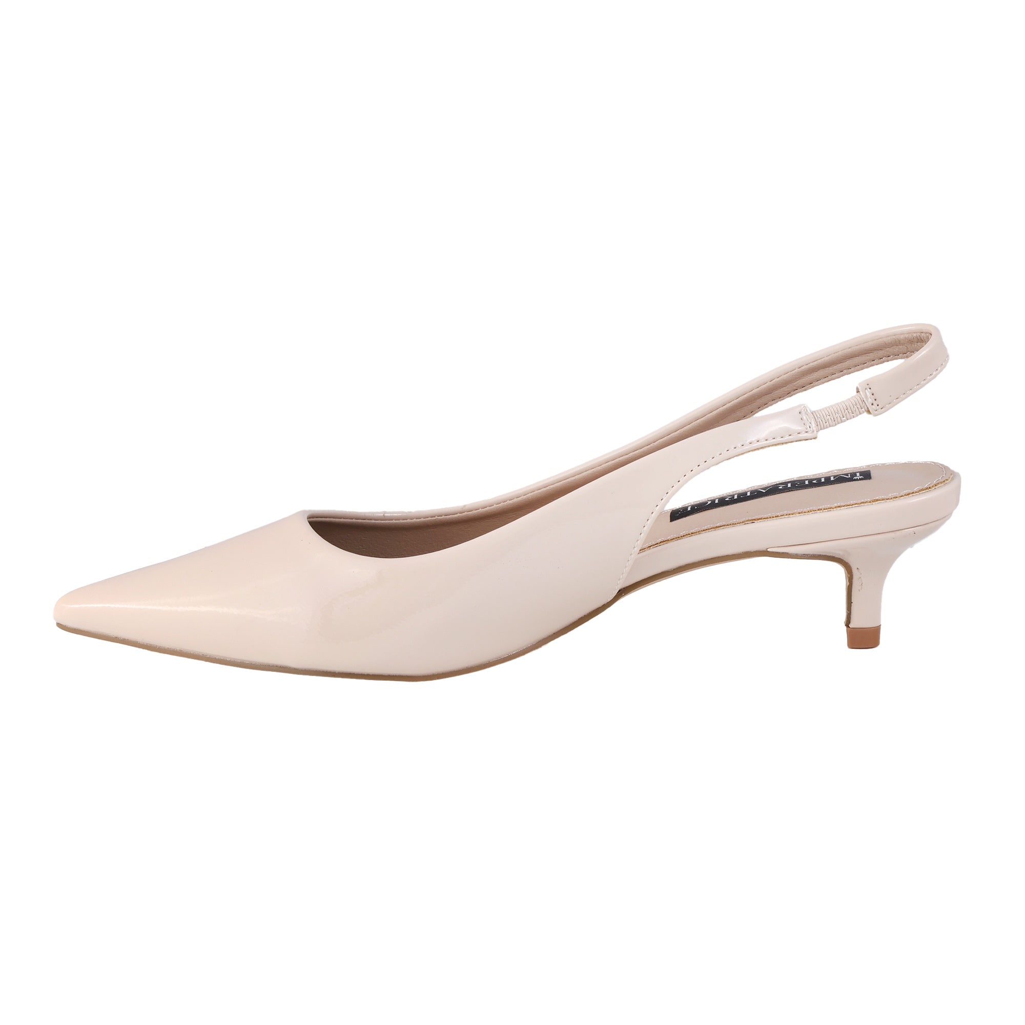 Decolletè bassi in simil pelle verniciata  Beige