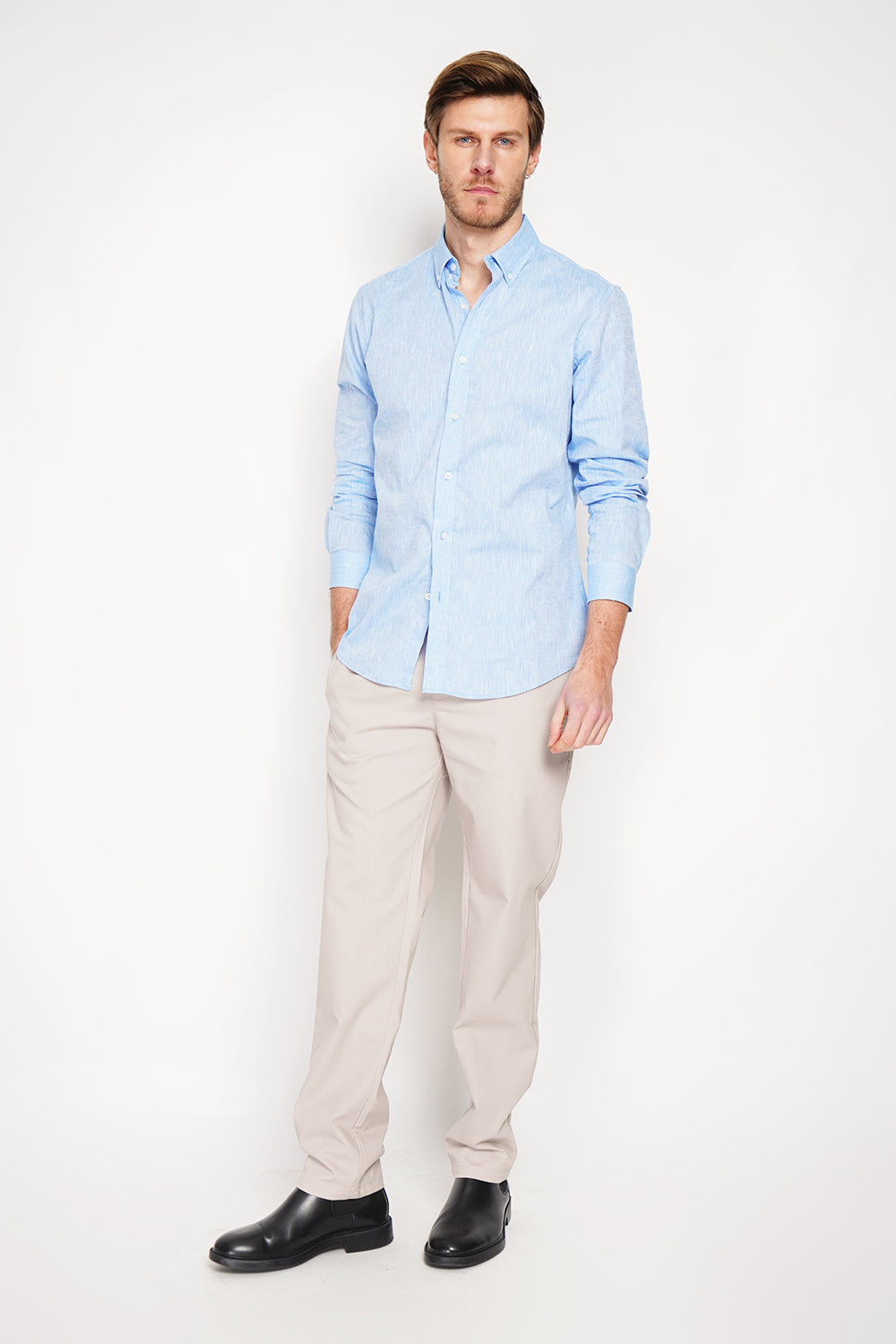 Camicia Blu Azzurro