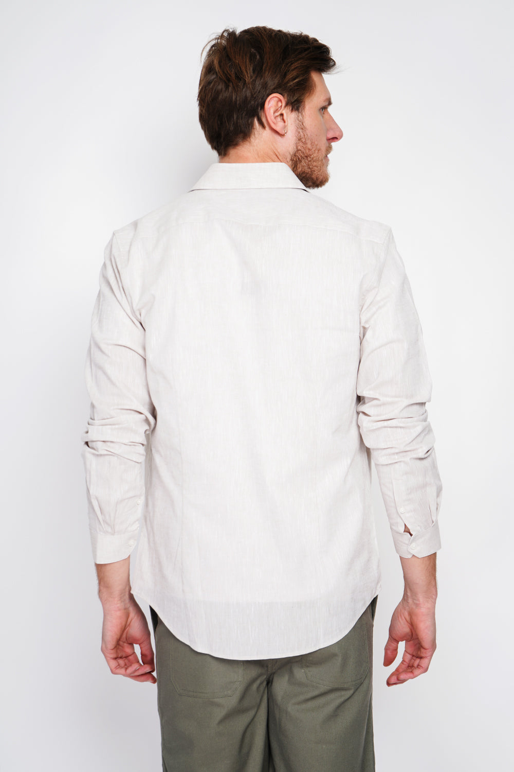 Camicia con collare italiano colore Biancheria