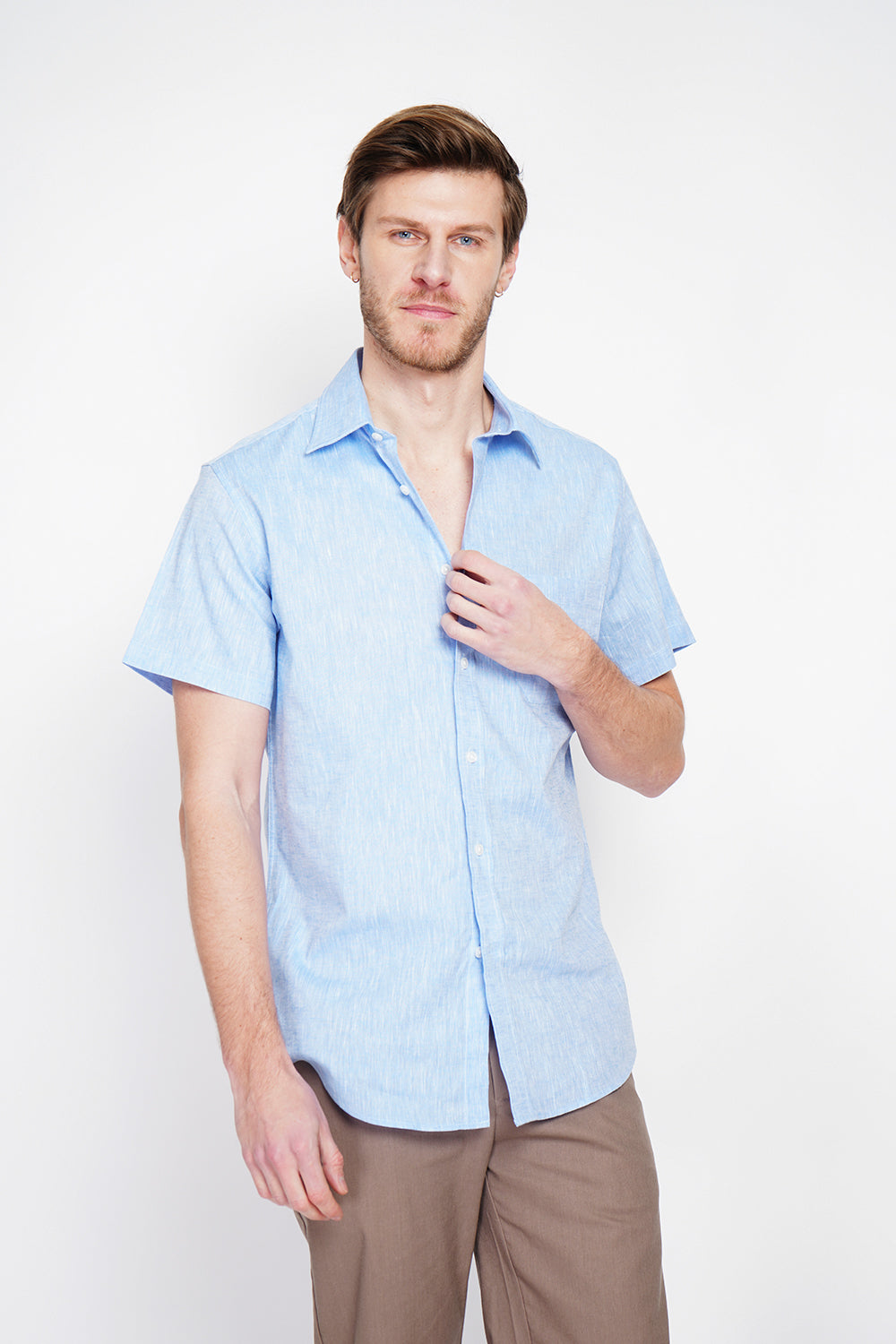 Camicia Blu Azzurro