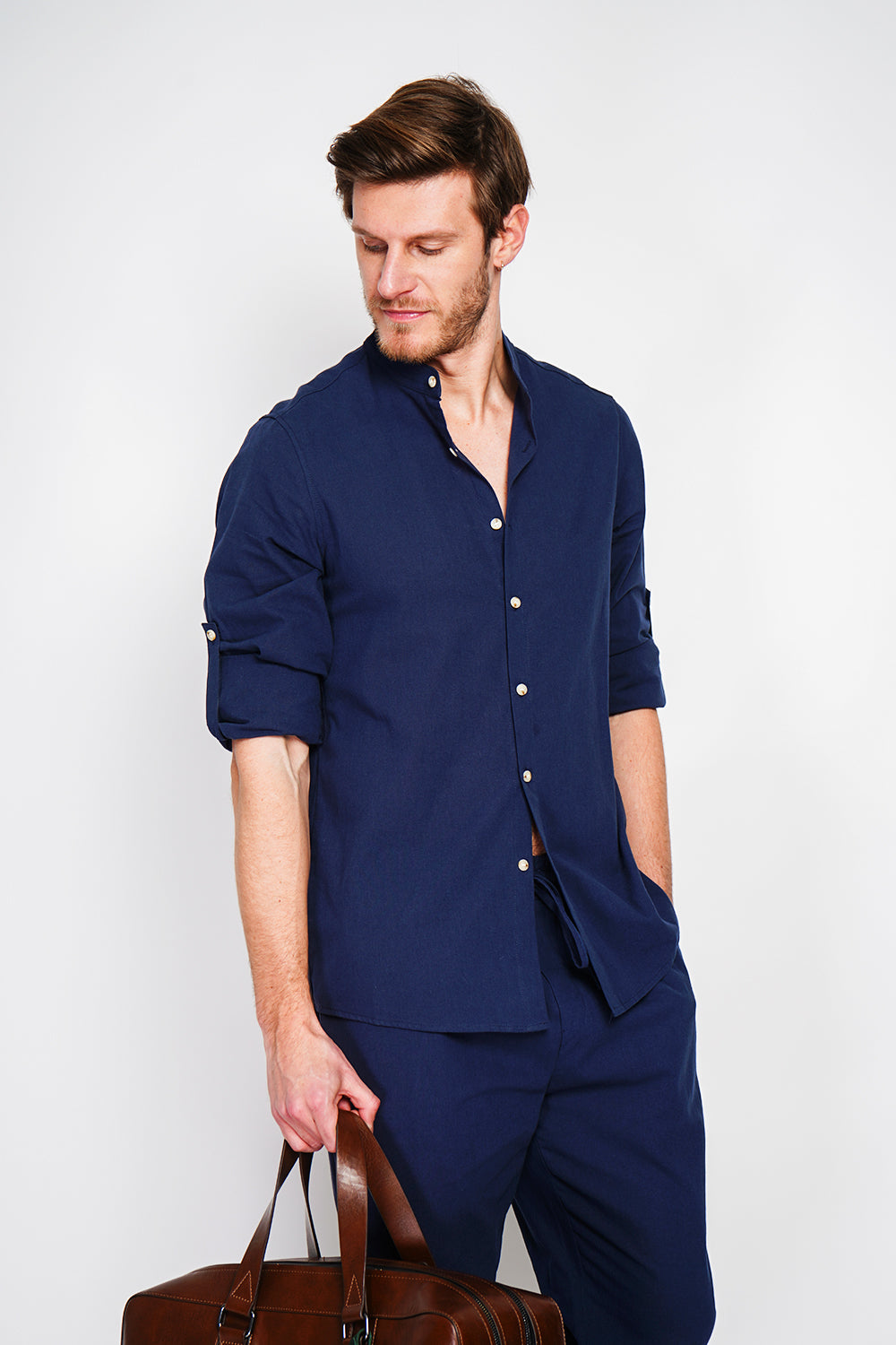 Camicia colore Blu navy