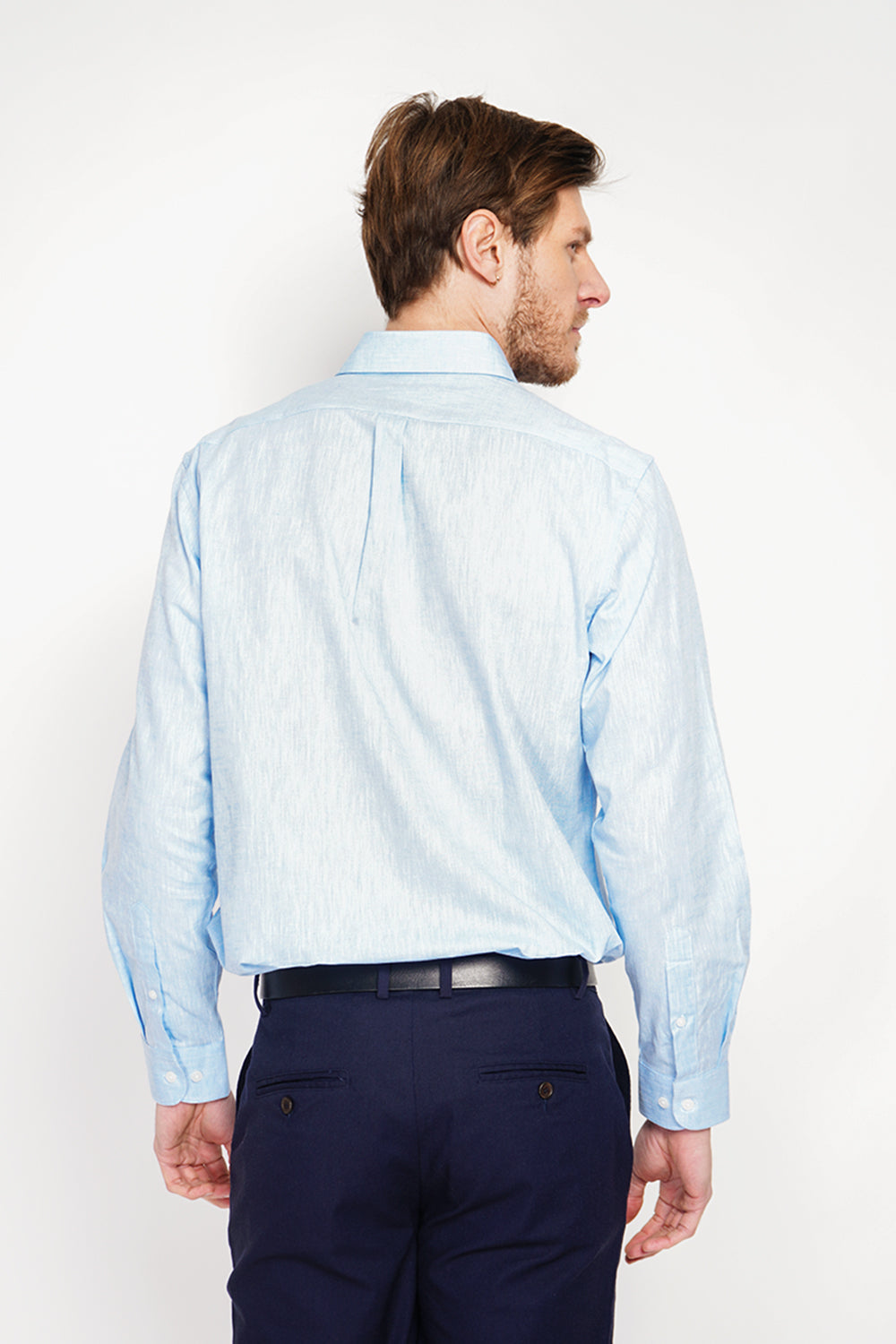 Camicia con taschino classico colore Cielo azzurro
