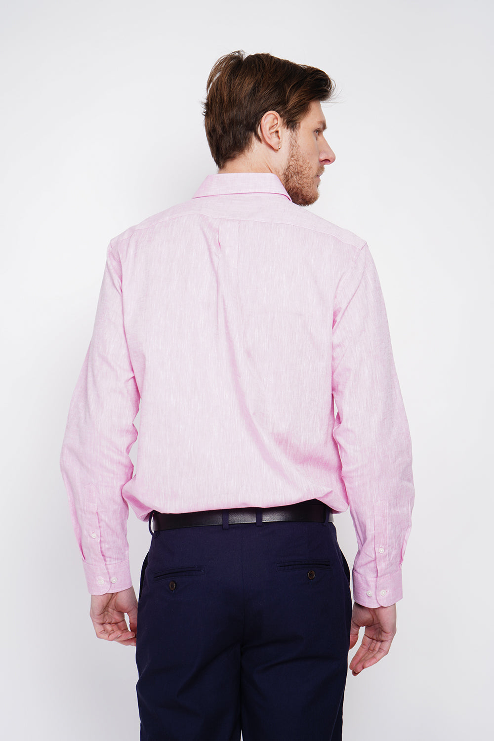 Camicia con tasca, classico colore Rosa