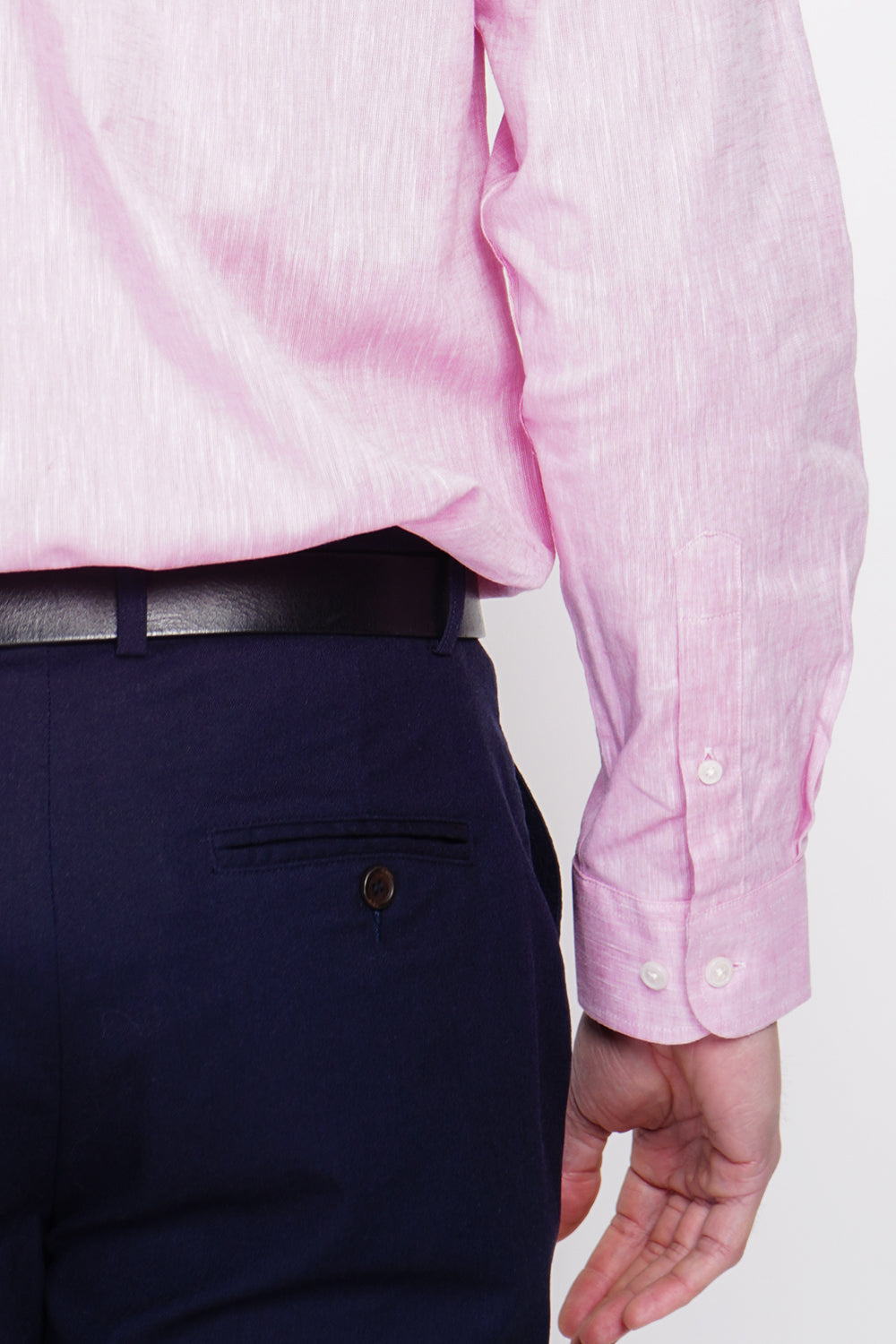 Camicia con tasca, classico colore Rosa