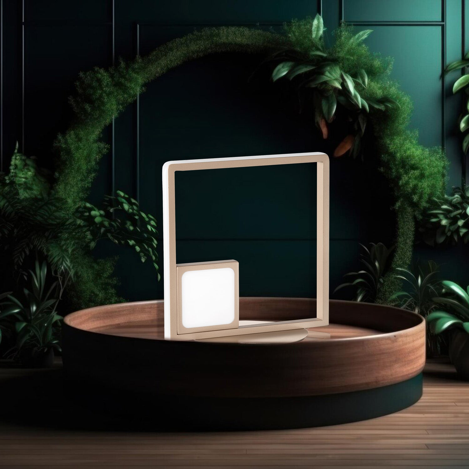 Dowel Lampada da Tavolo Oro