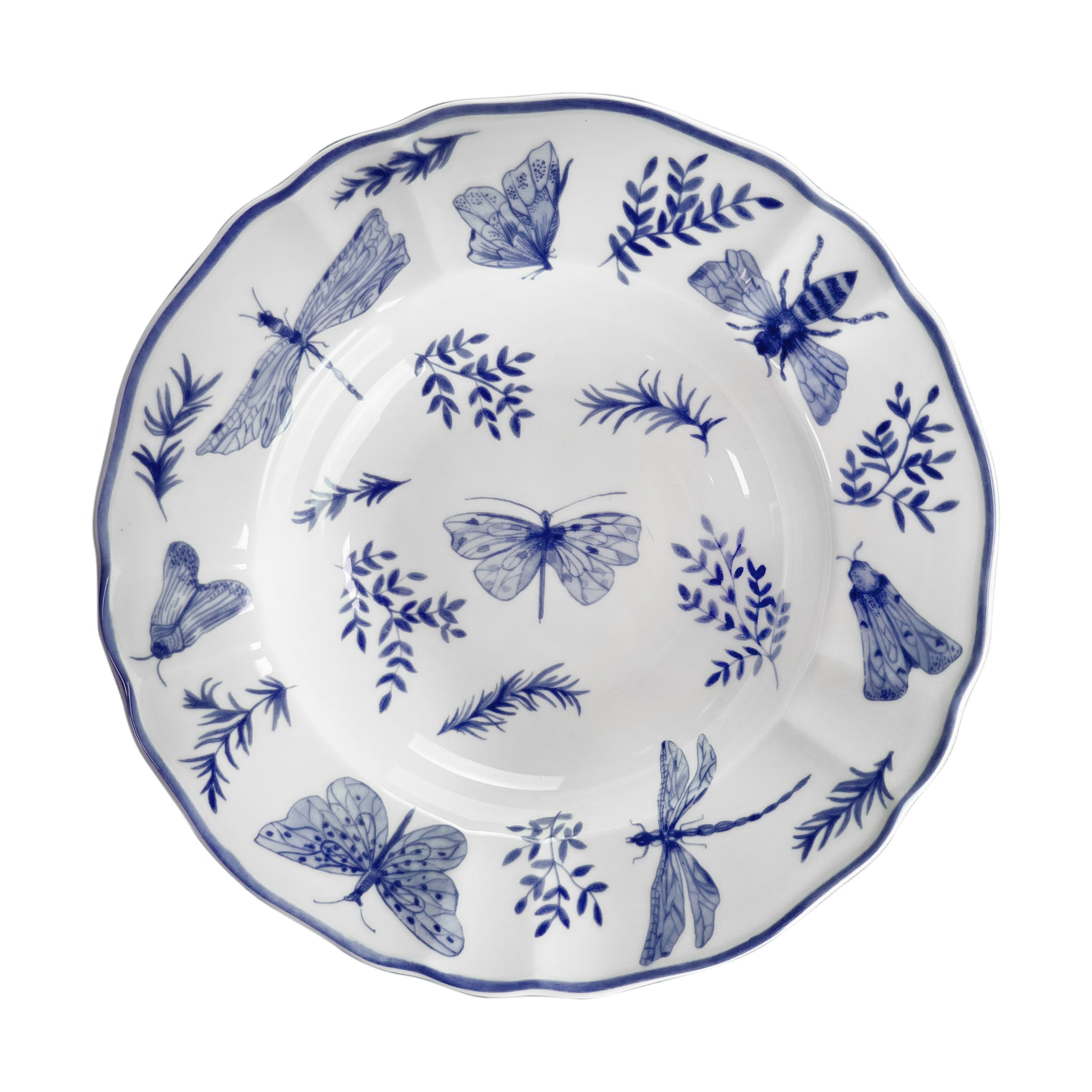 SONIA Set 6 Piatti Fondi Blu