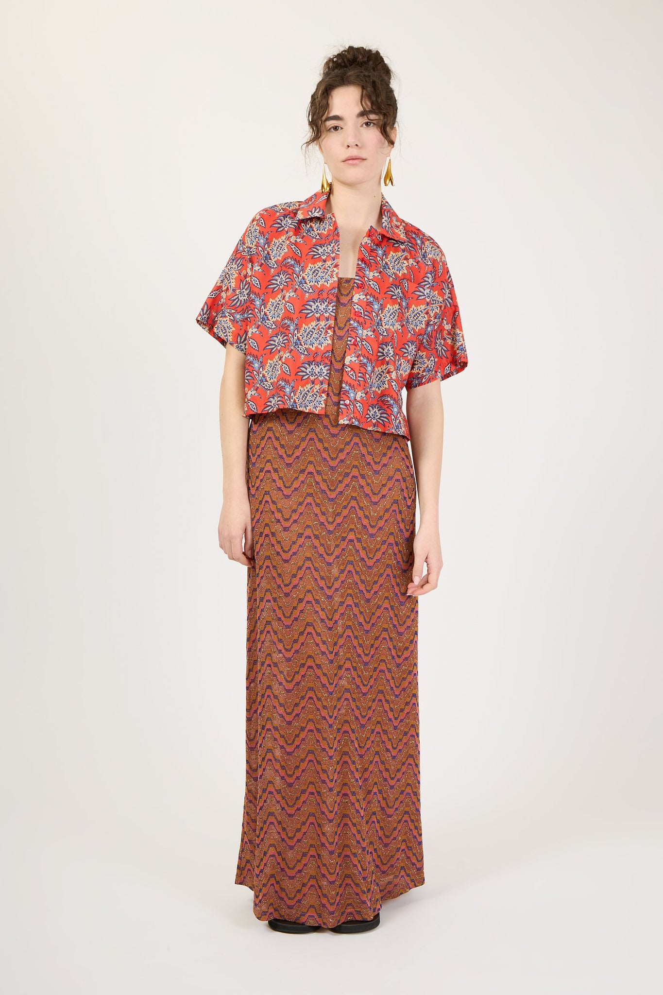 MORGANA PAISLEY ROSSO