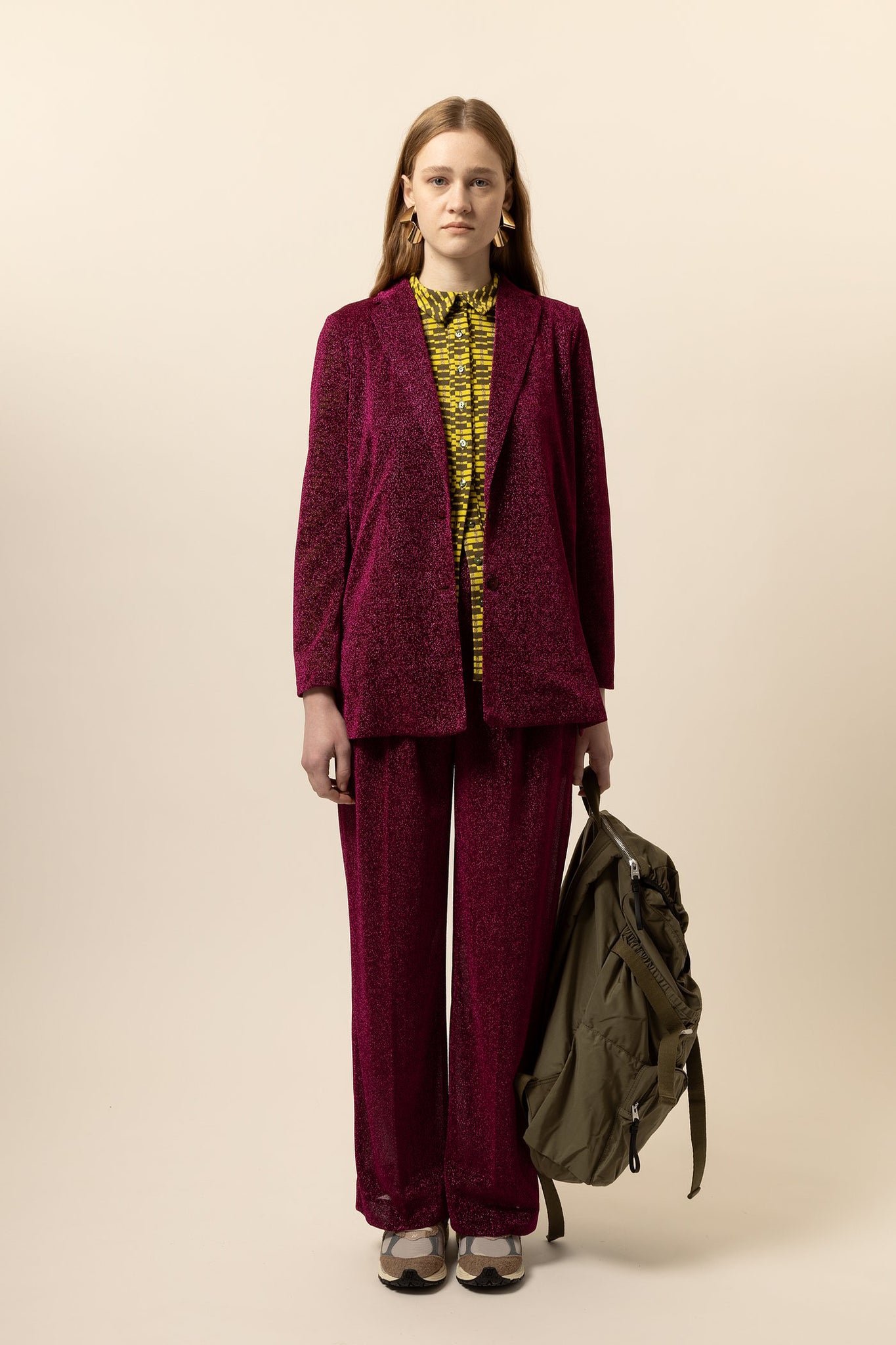 PEACH - LUREX FUCSIA NERO