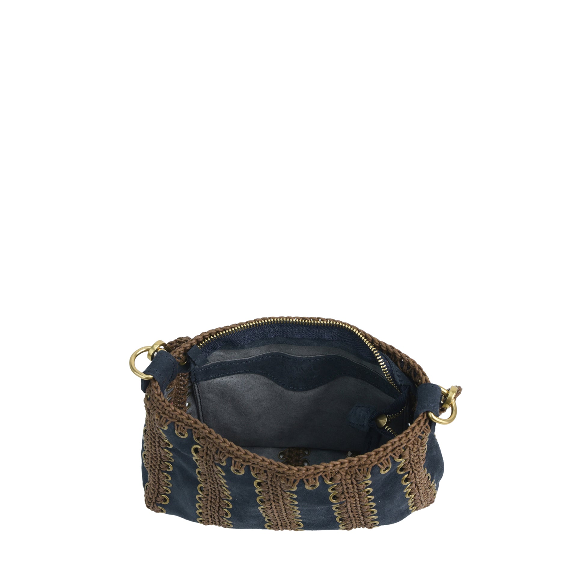 VESTA - SUEDE NAVY-Nocciola