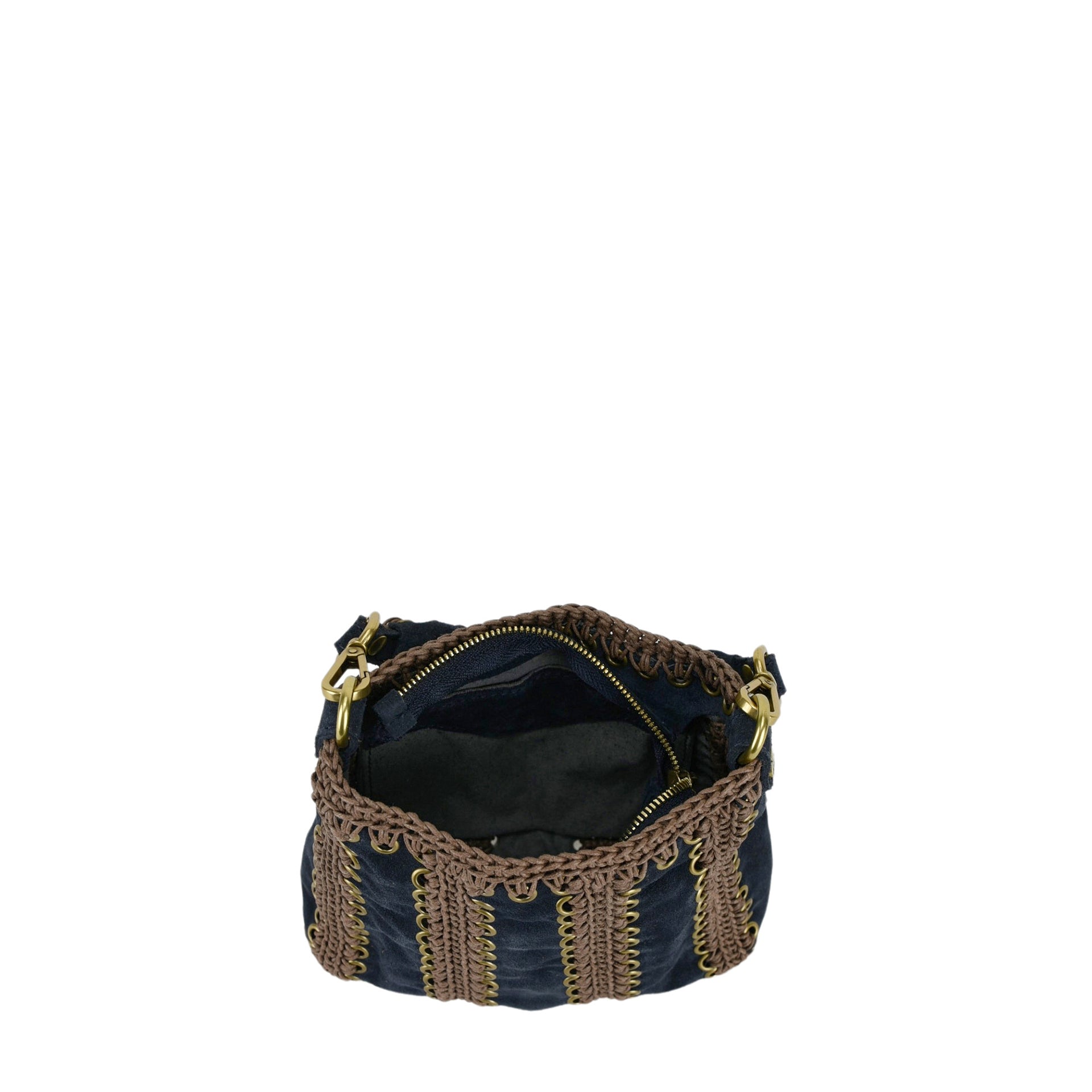 GAIA - SUEDE NAVY-Nocciola