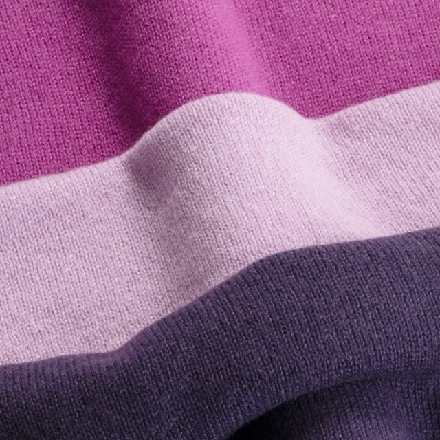 Sciarpa "Tricot Leggera"colore nuance di viola
