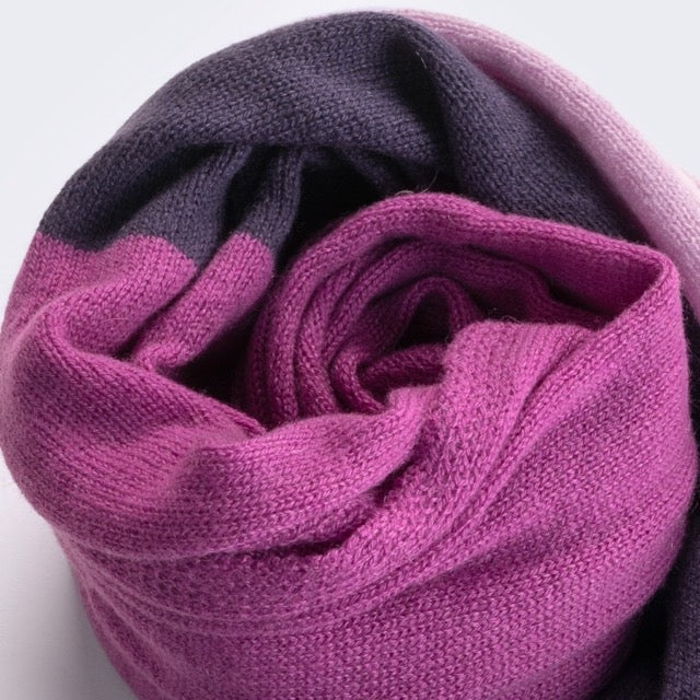 Sciarpa "Tricot Leggera"colore nuance di viola