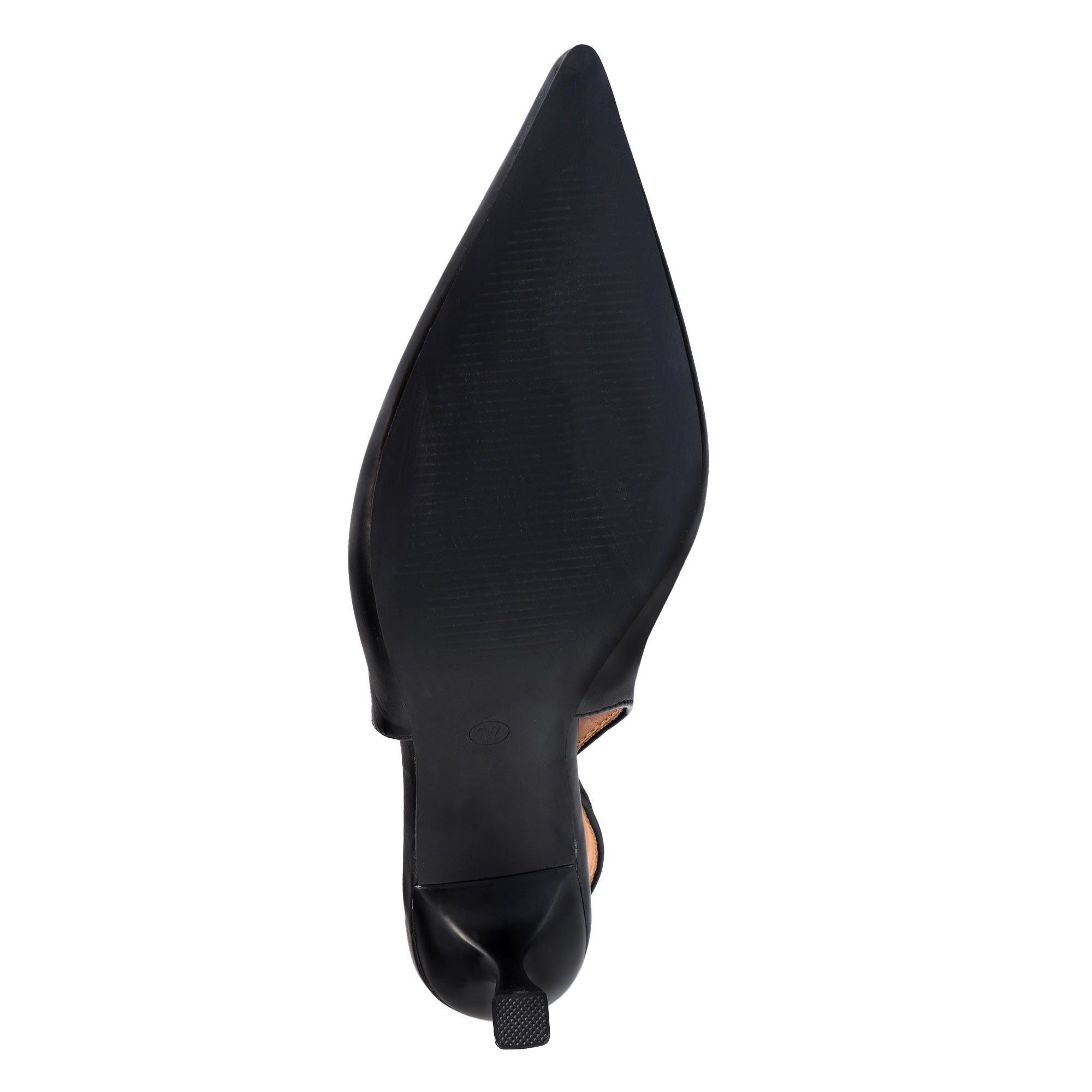 Decolletè in simil pelle tacco 7 cm Nero